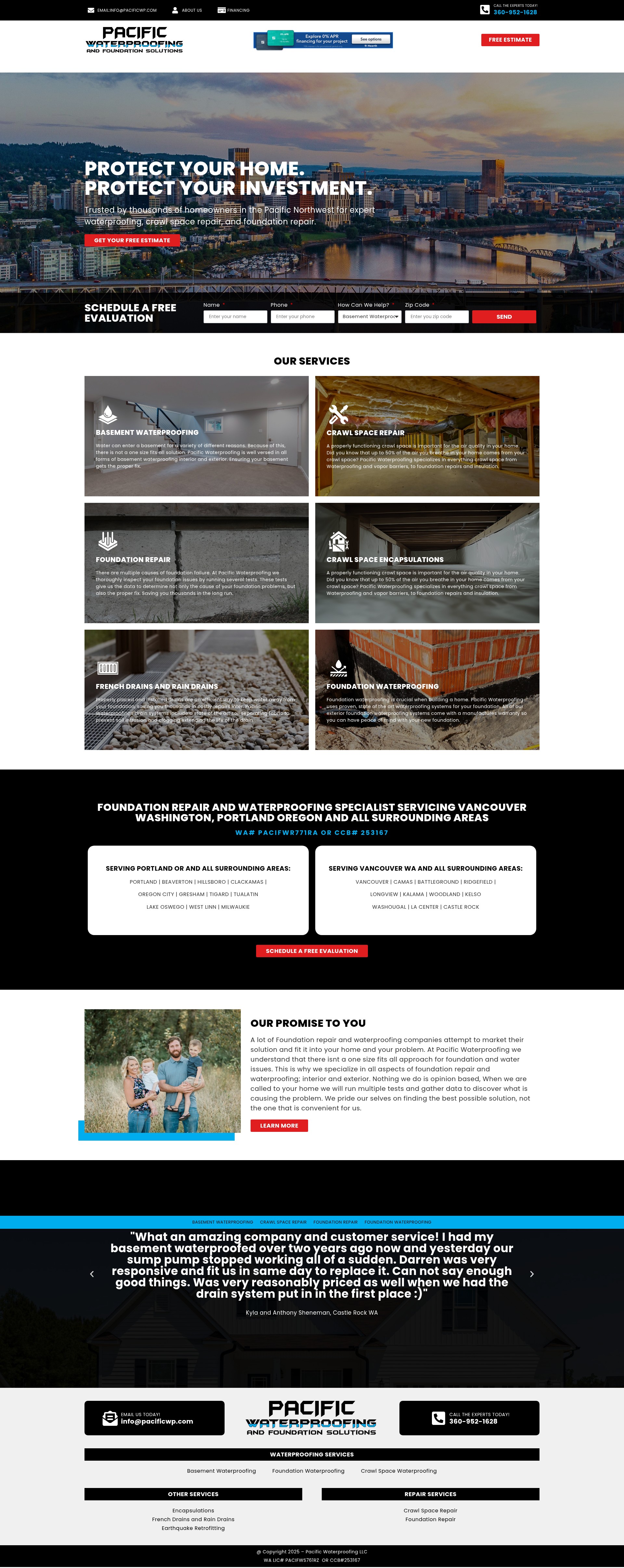 Screenshot of pacificwp.com