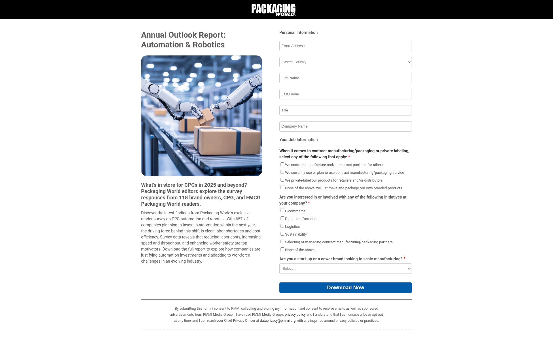 Screenshot of packworld.com
