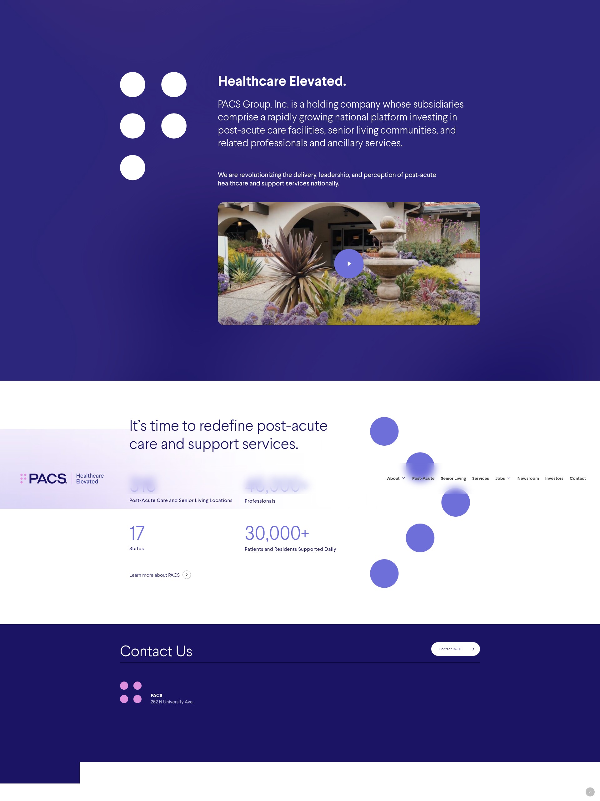 Screenshot of pacs.com
