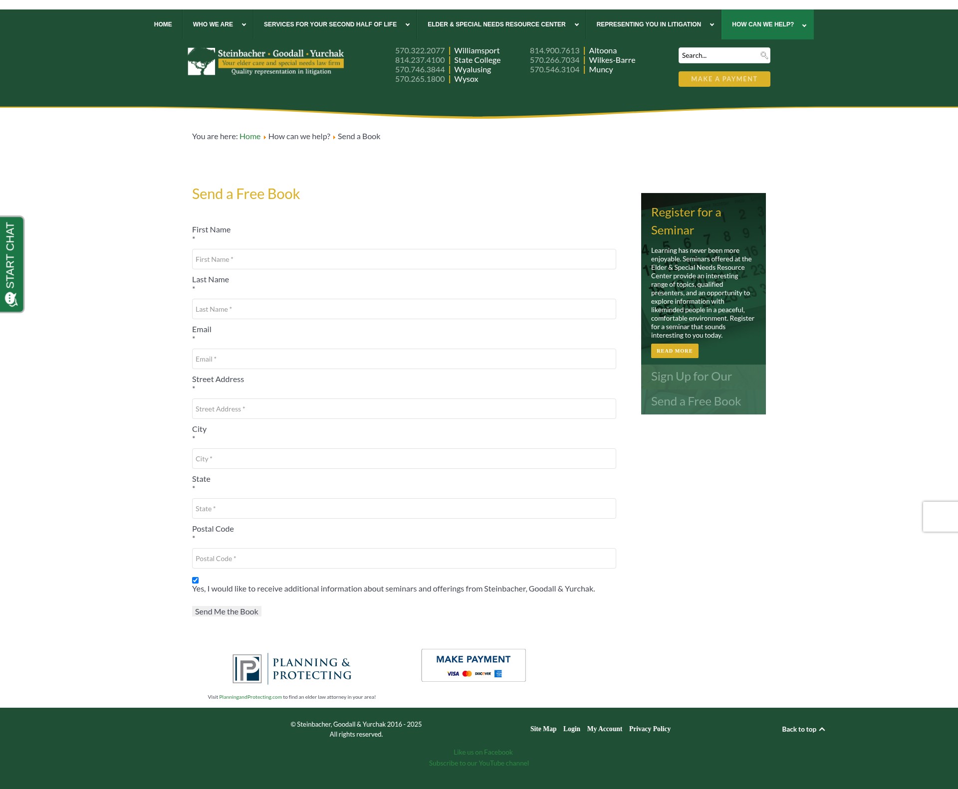 Screenshot of paeldercounsel.com