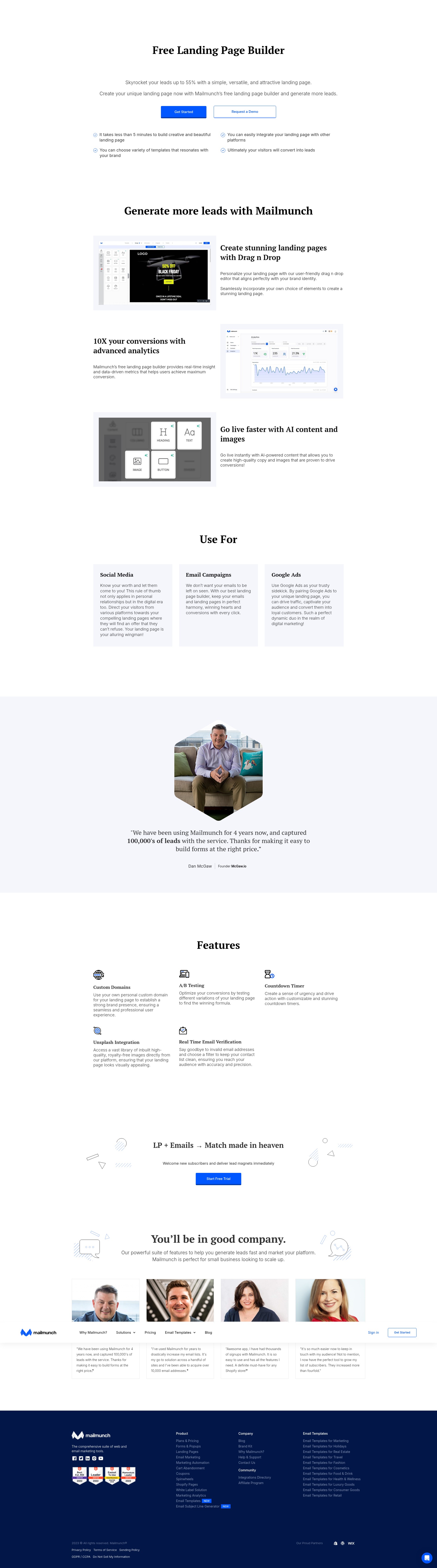 Screenshot of page.co