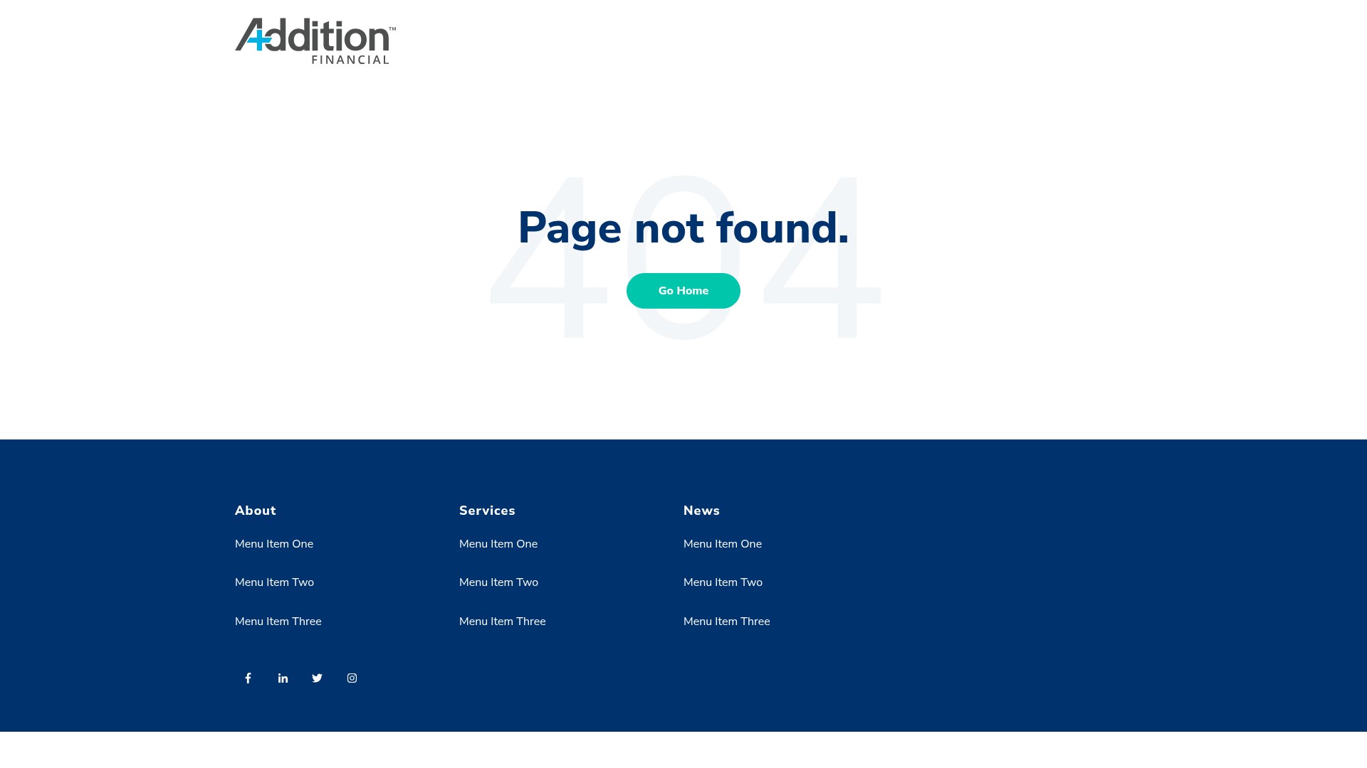 Screenshot of pages.additionfi.com