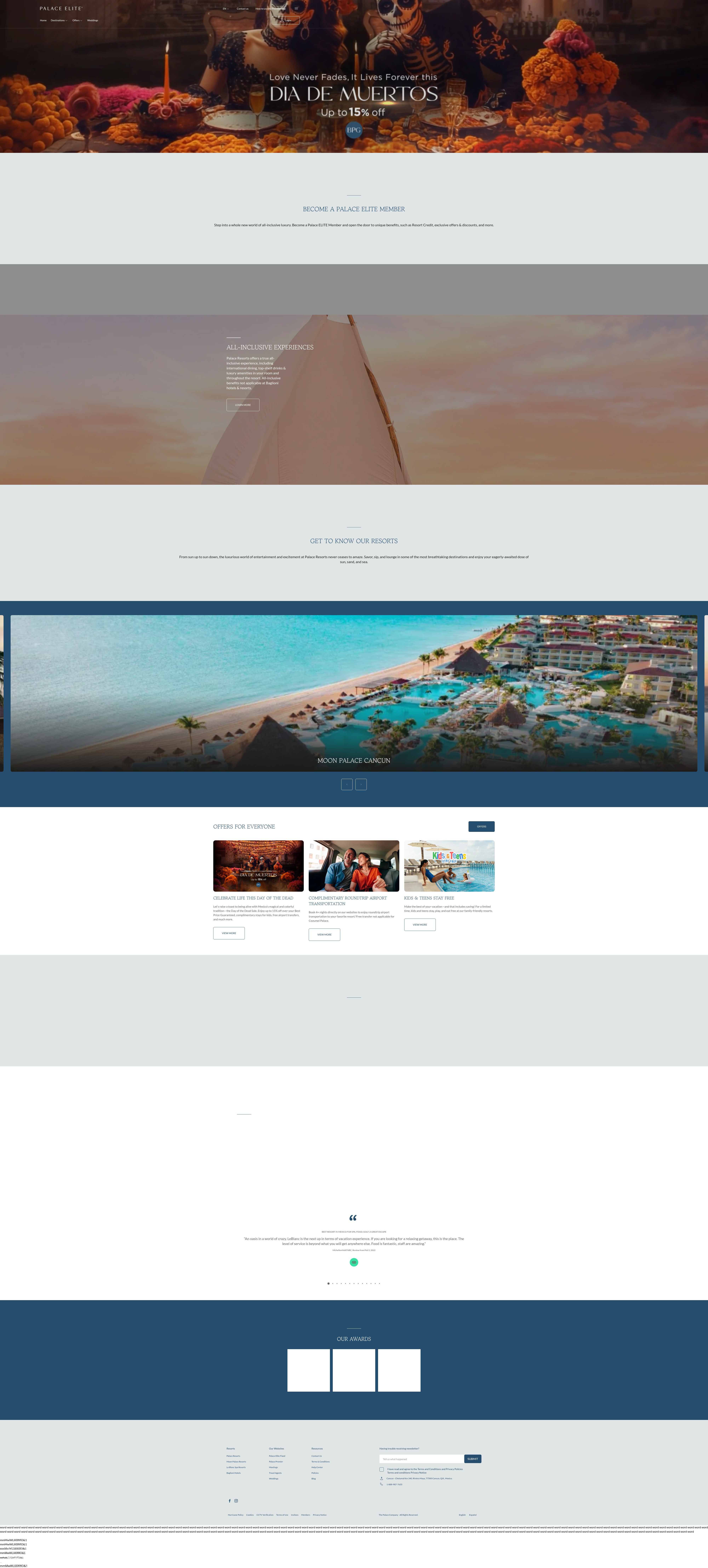 Screenshot of palaceelite.com