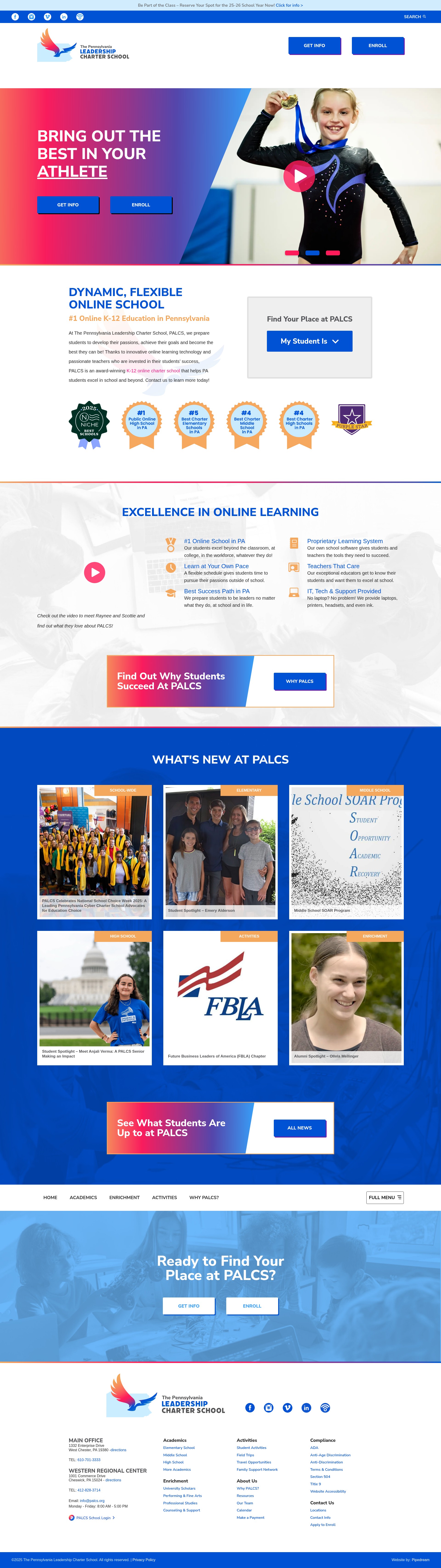 Screenshot of palcs.org