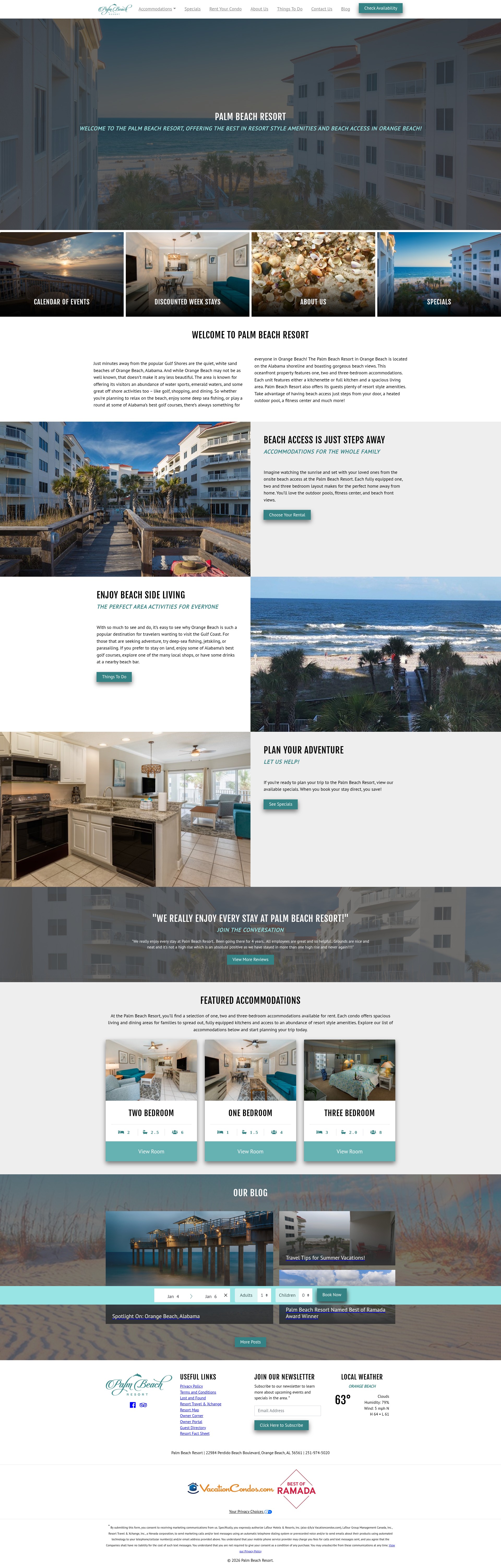 Screenshot of palmbeachresortob.com
