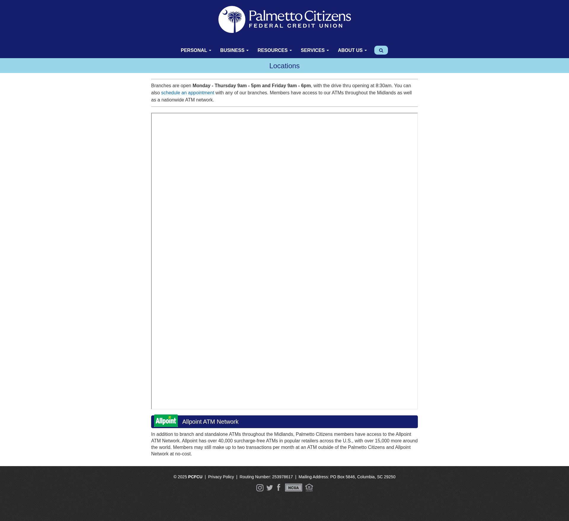 Screenshot of palmettocitizens.org