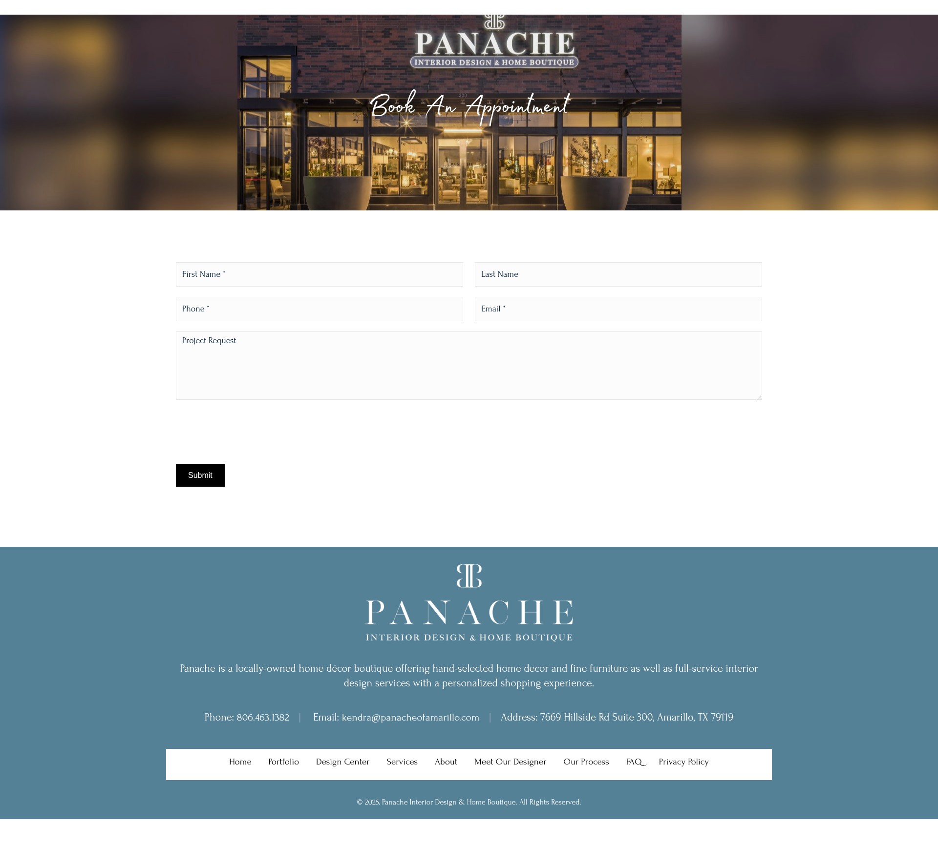 Screenshot of panacheofamarillo.com