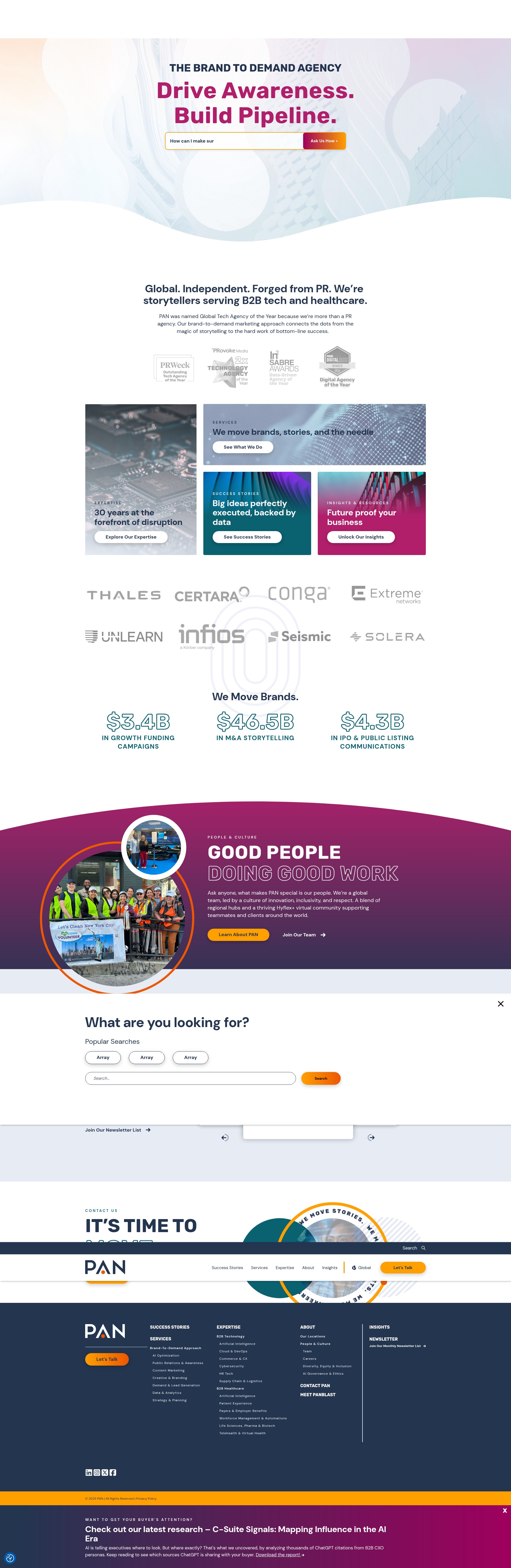 Screenshot of pancommunications.com
