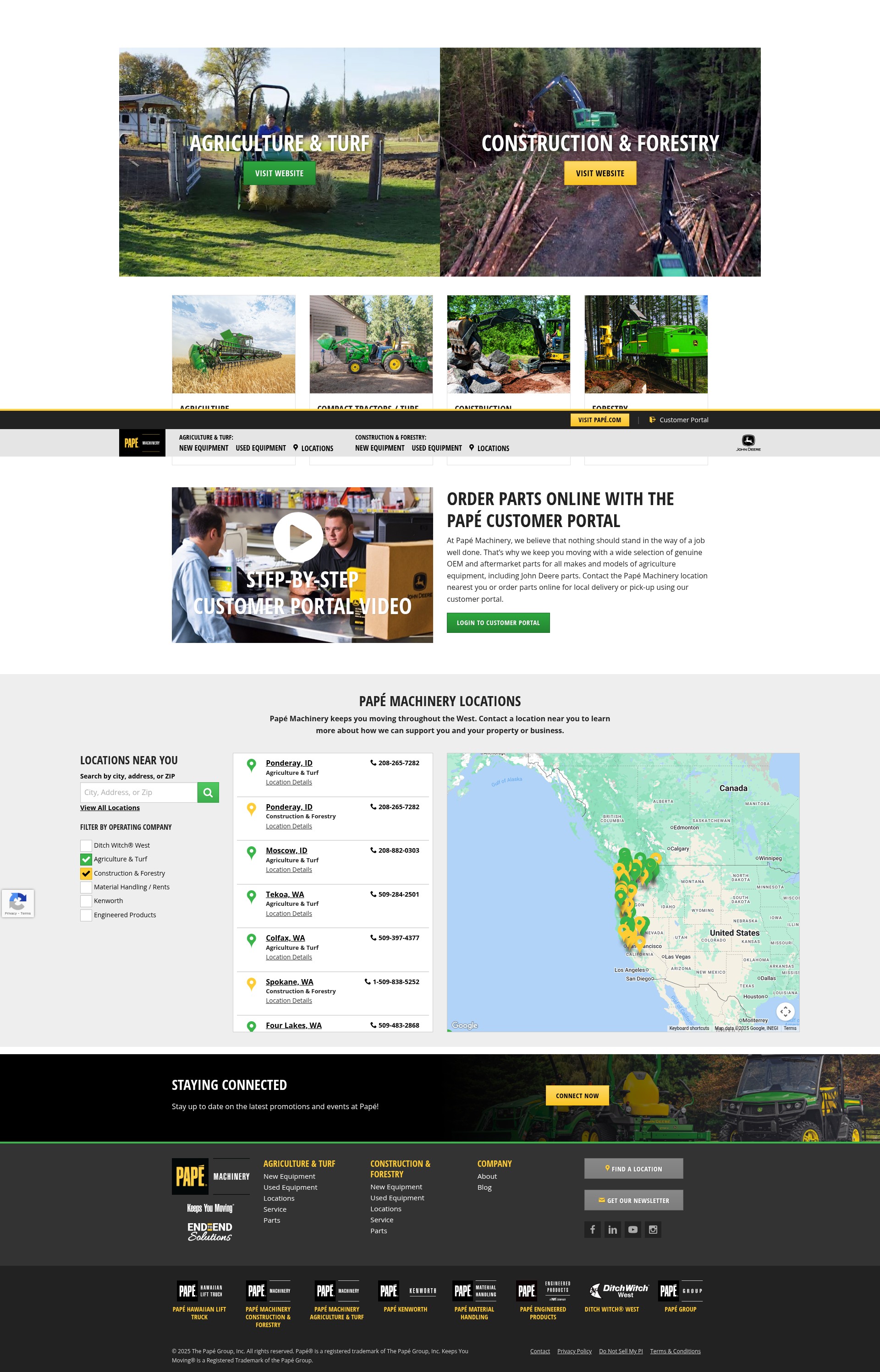 Screenshot of papemachinery.com