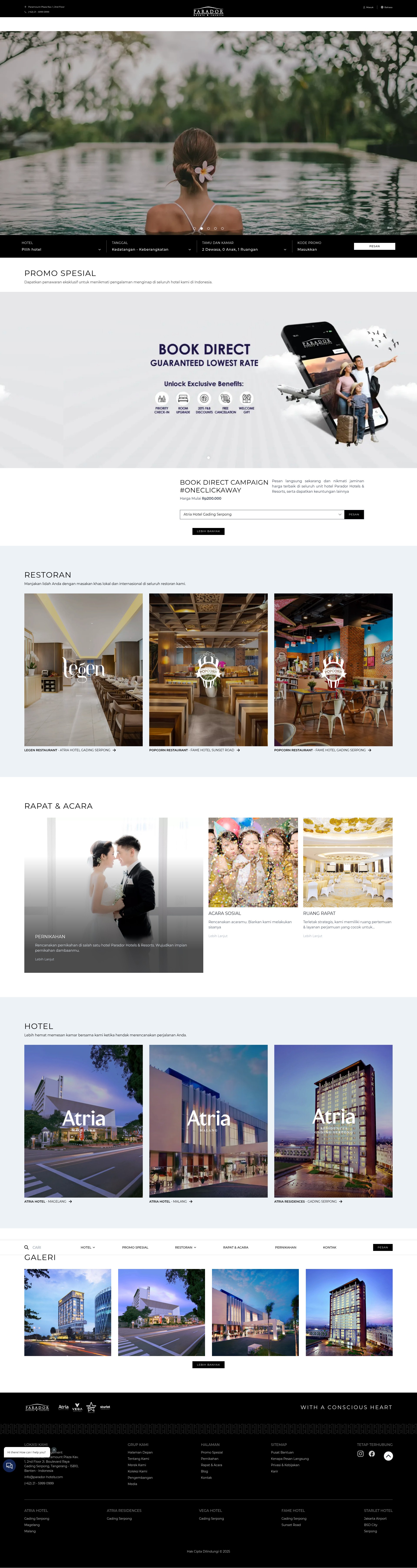 Screenshot of parador-hotels.com
