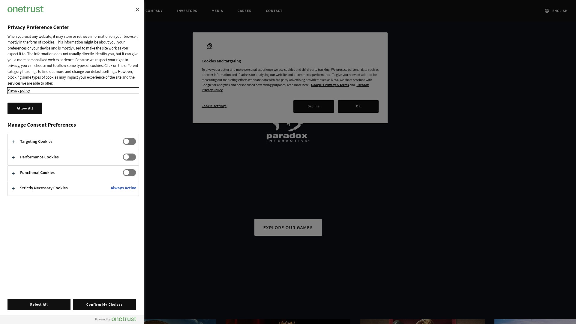 Screenshot of paradoxinteractive.com