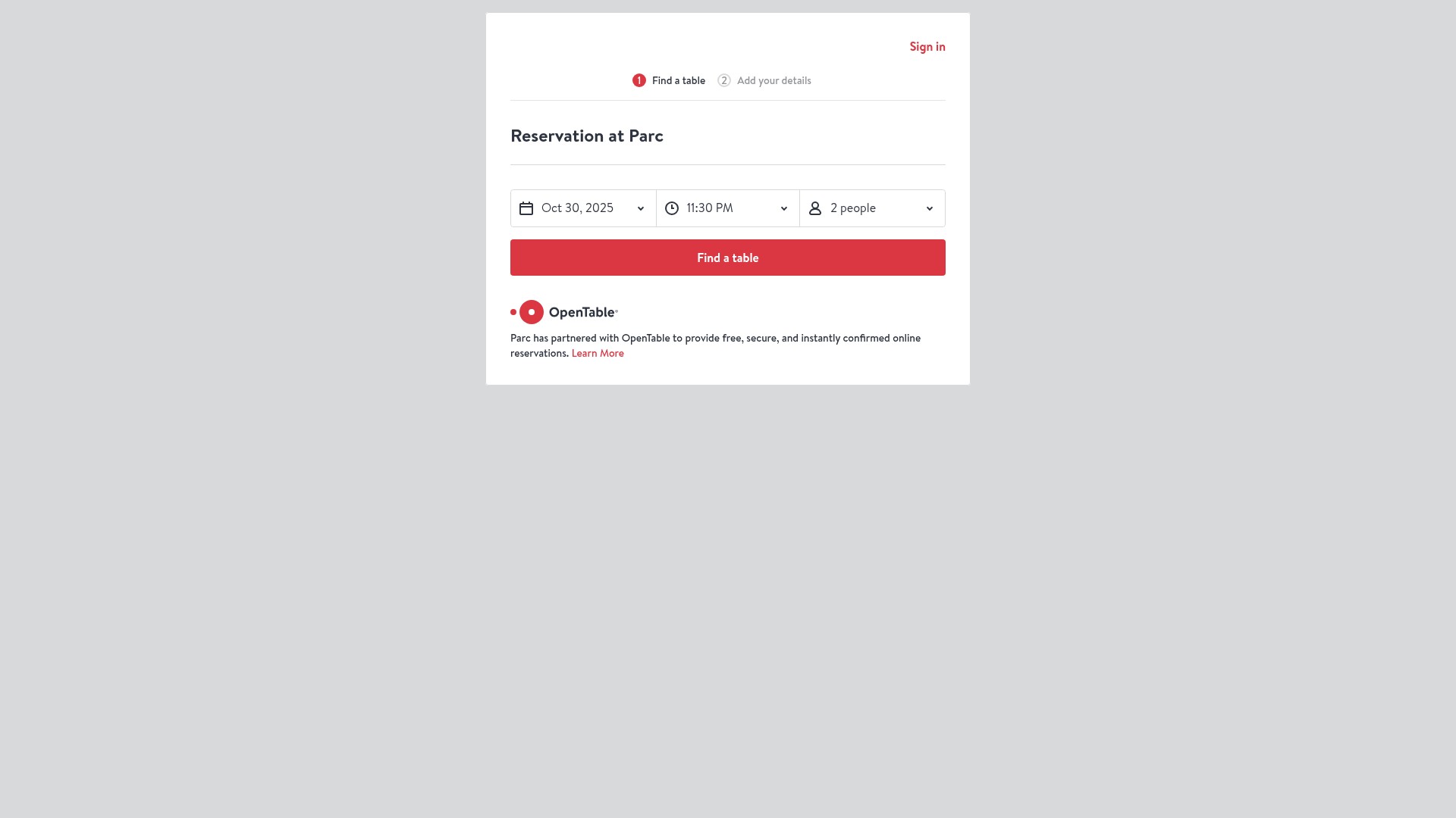 Screenshot of parcdetroit.com
