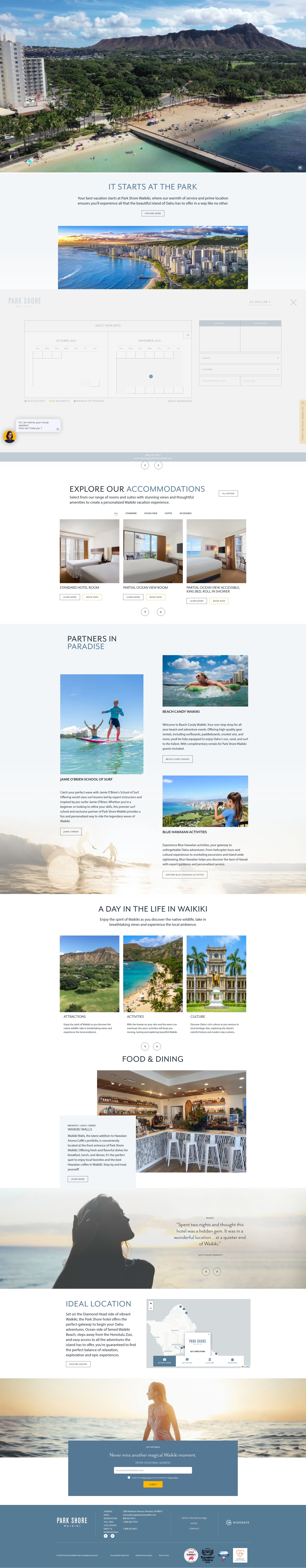 Screenshot of parkshorewaikiki.com