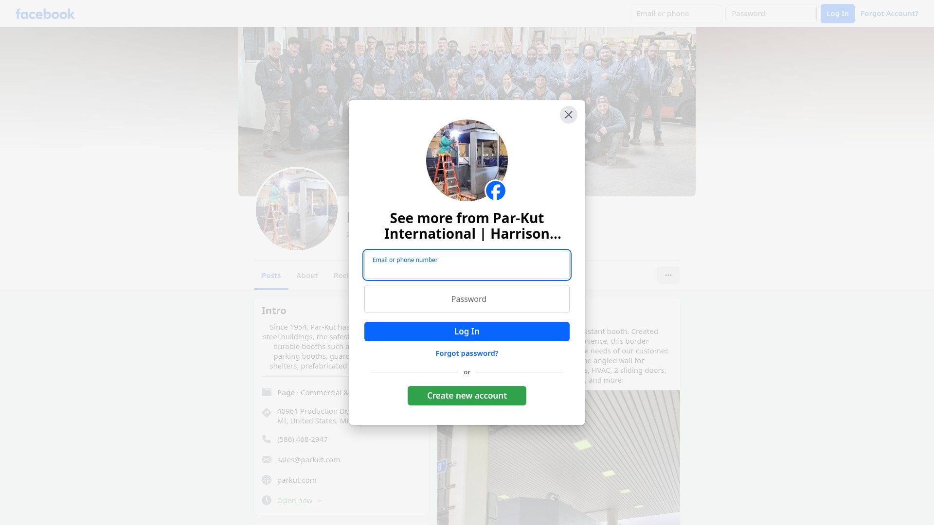 Screenshot of parkut.com