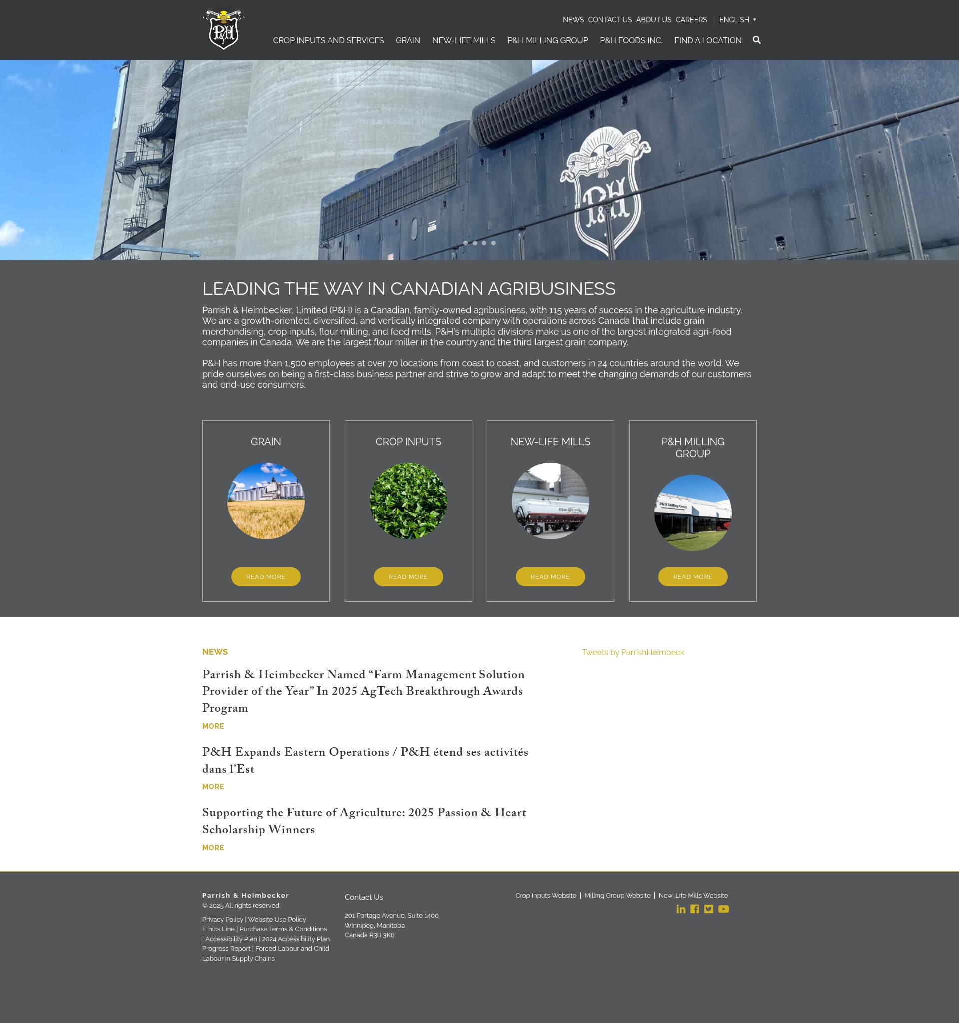 Screenshot of parrishandheimbecker.com
