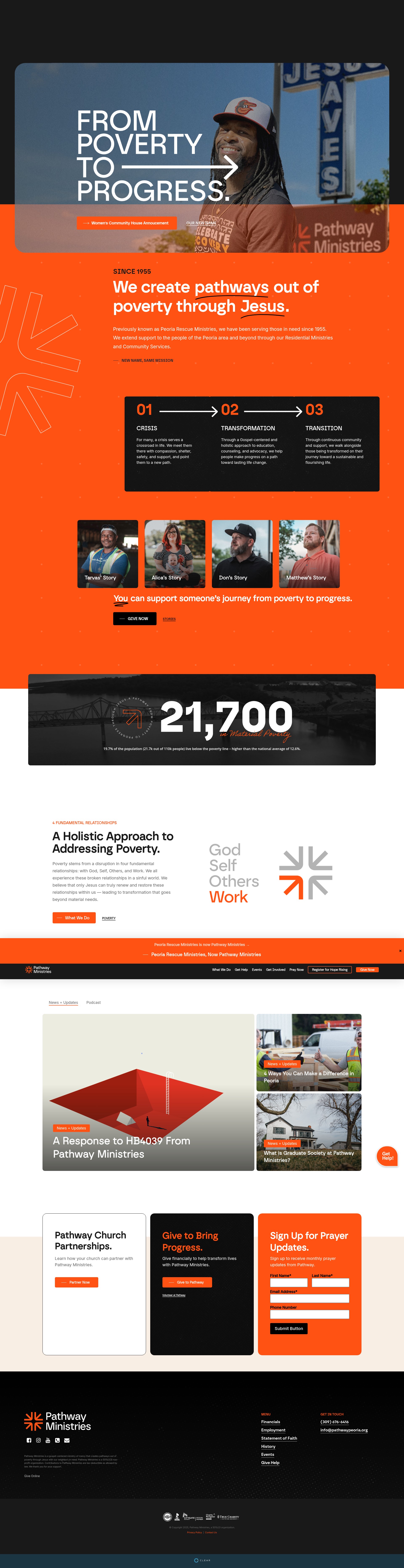 Screenshot of pathwaypeoria.org