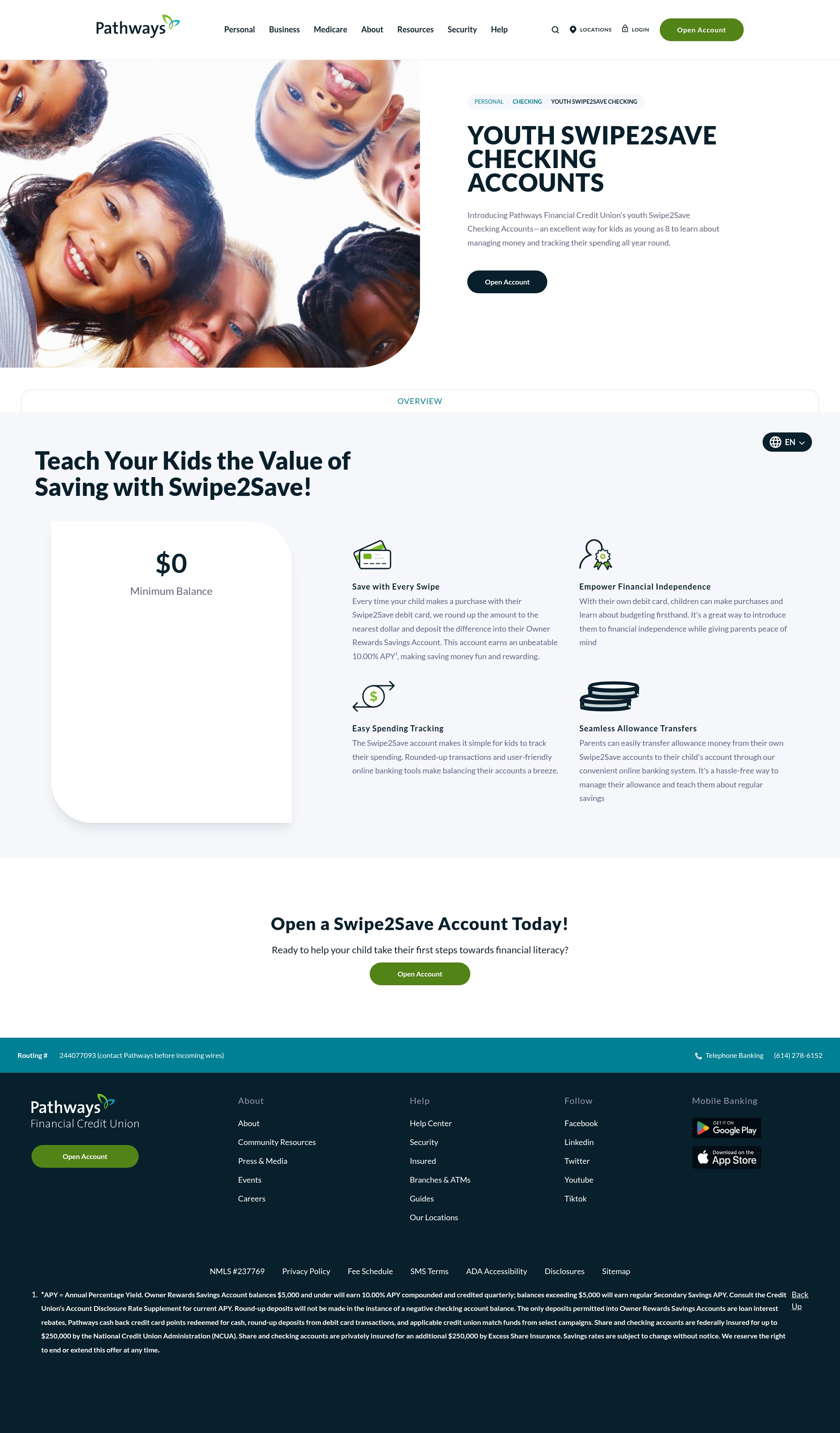 Screenshot of pathwayscu.com