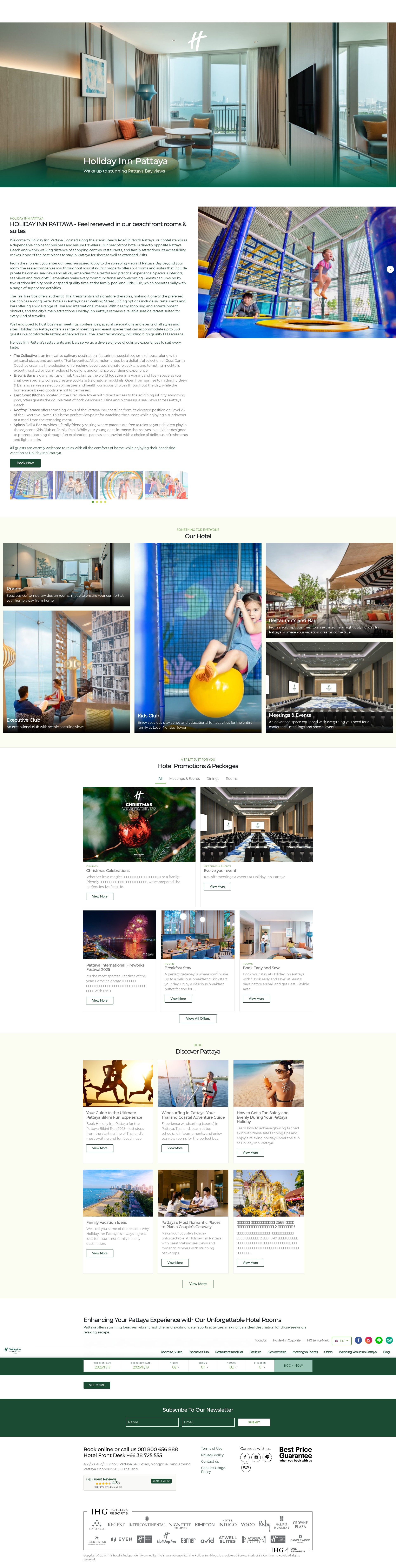 Screenshot of pattaya.holidayinn.com