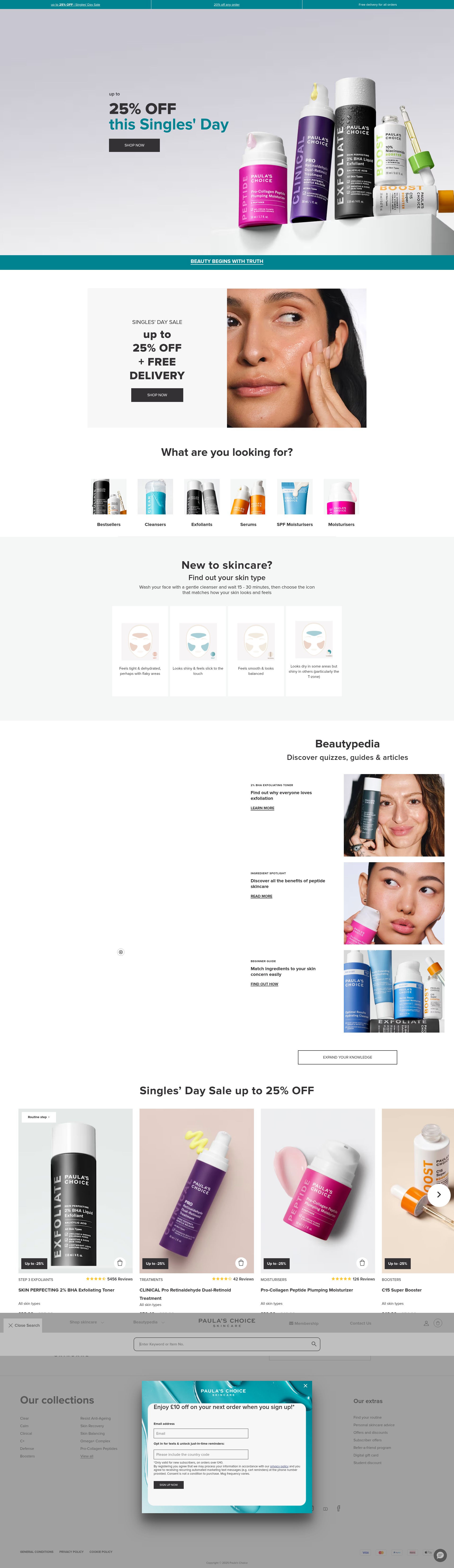 Screenshot of paulaschoice.co.uk