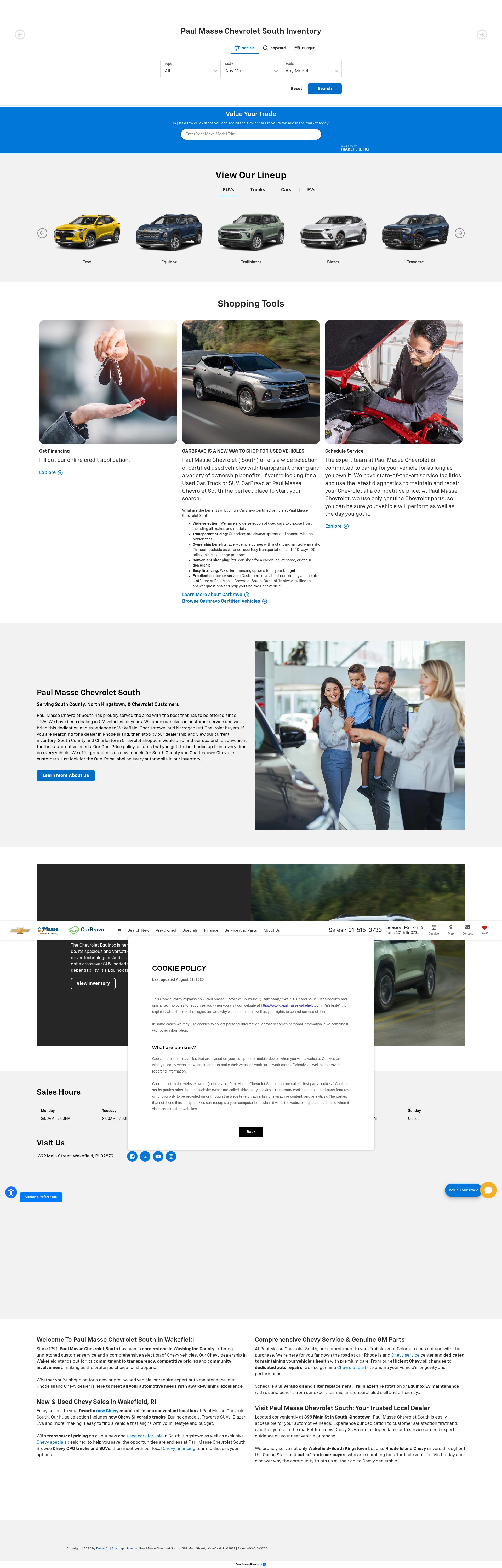 Screenshot of paulmassewakefield.com