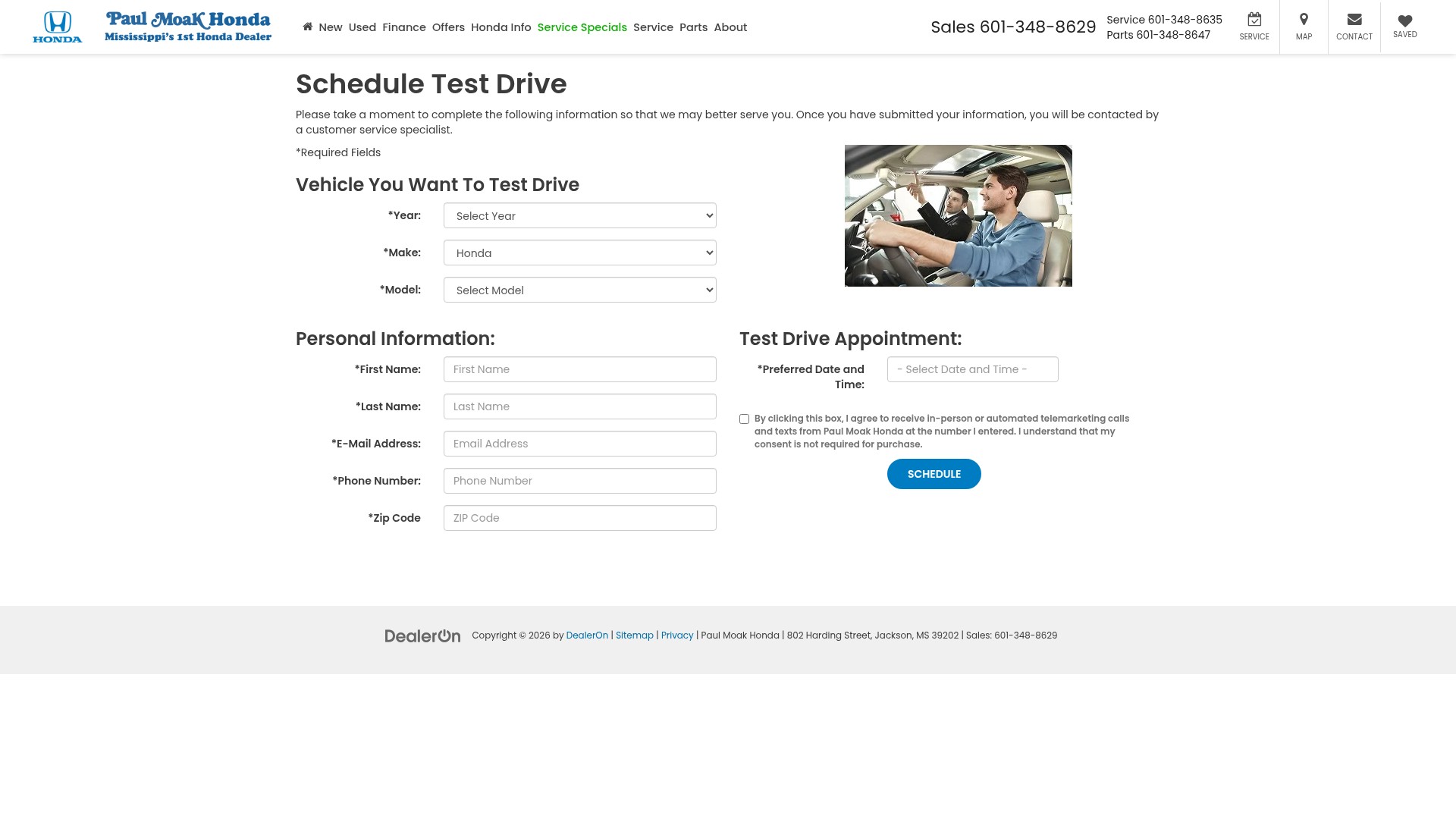 Screenshot of paulmoakhonda.com
