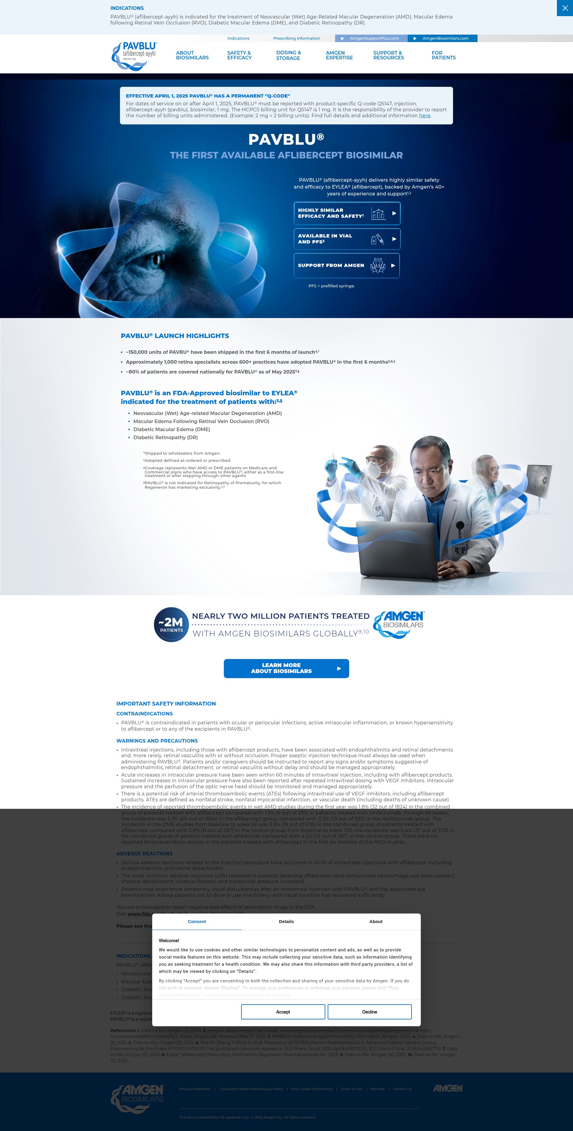 Screenshot of pavblu.com