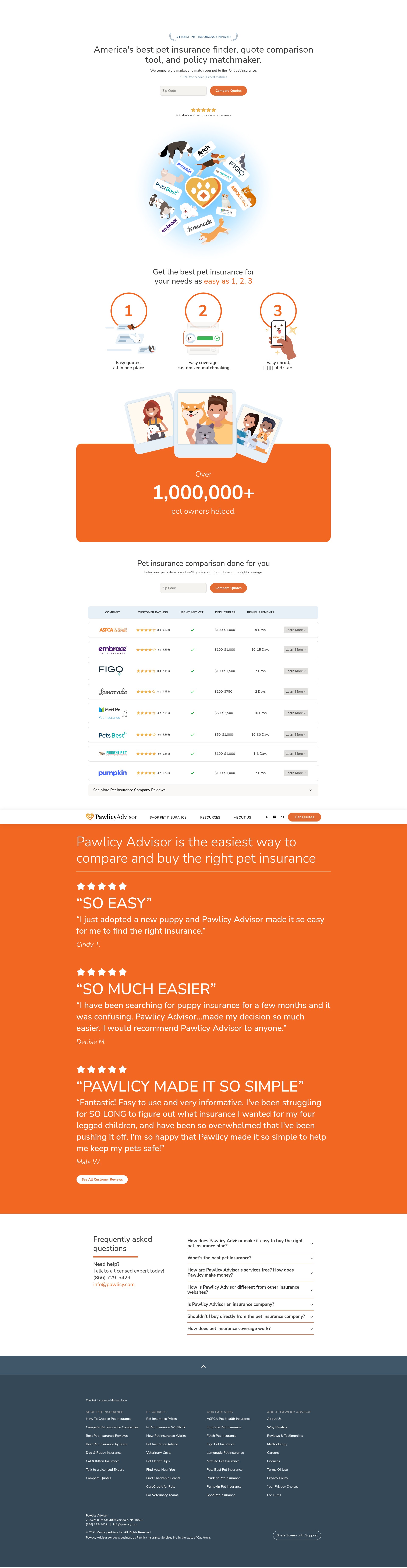 Screenshot of pawlicy.com