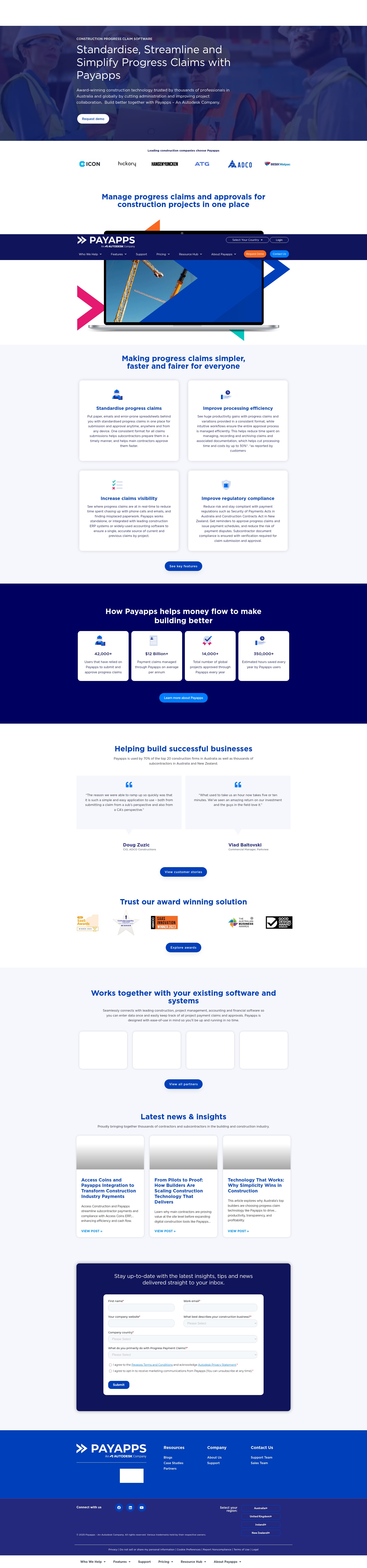 Screenshot of payapps.com