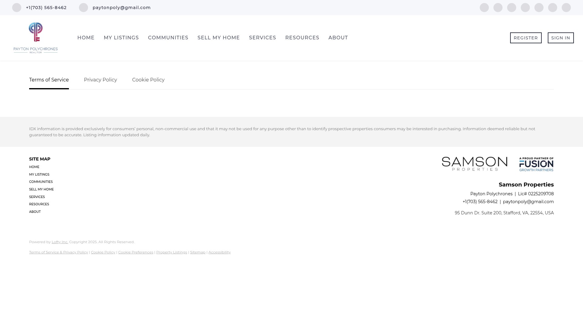 Screenshot of paytonpoly.com