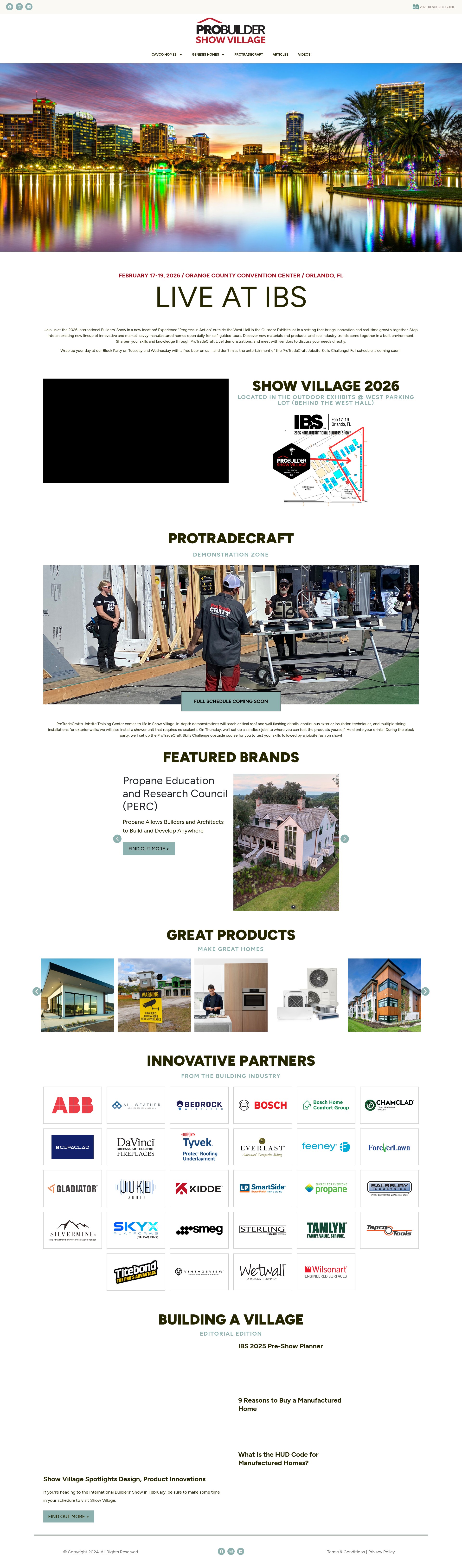 Screenshot of pbshowvillage.com