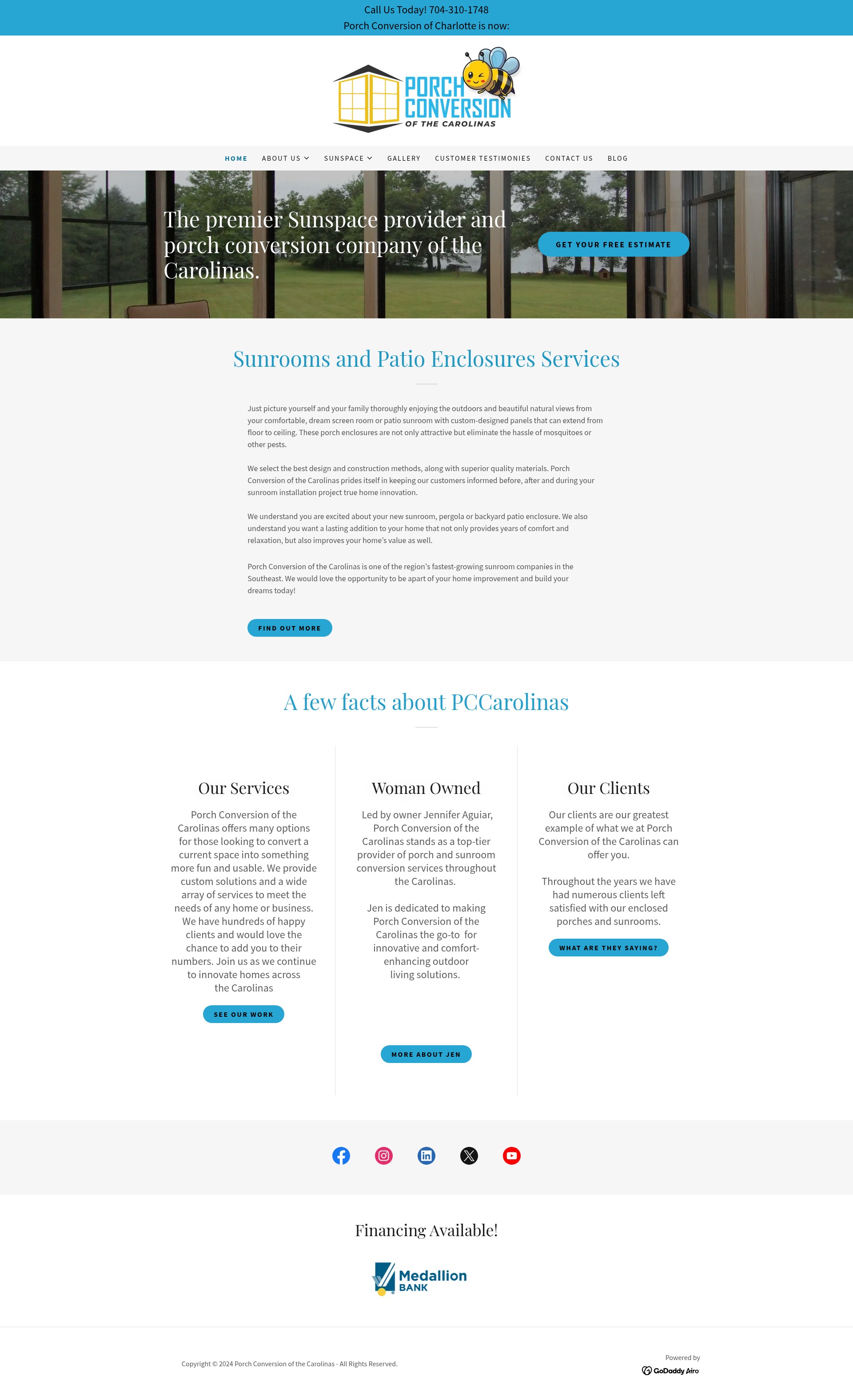 Screenshot of pccarolinas.com