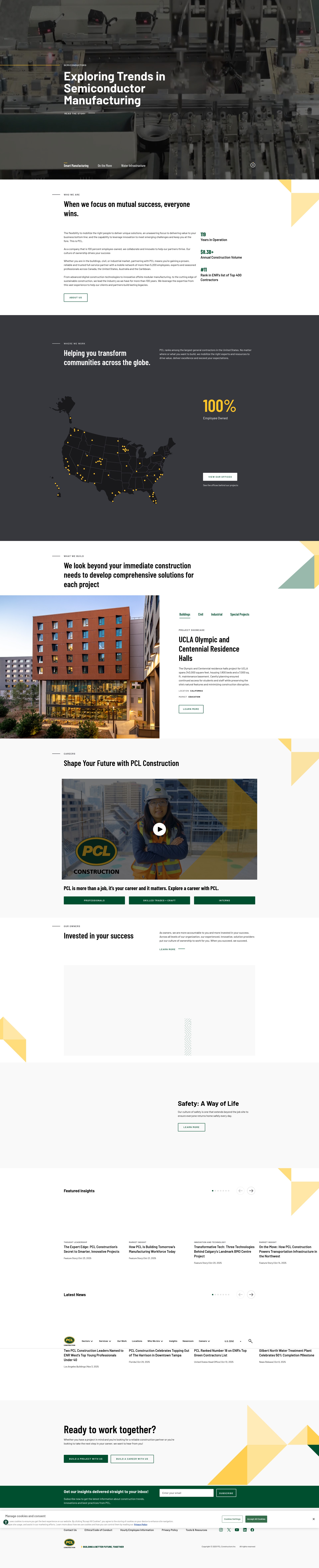Screenshot of pcl.com