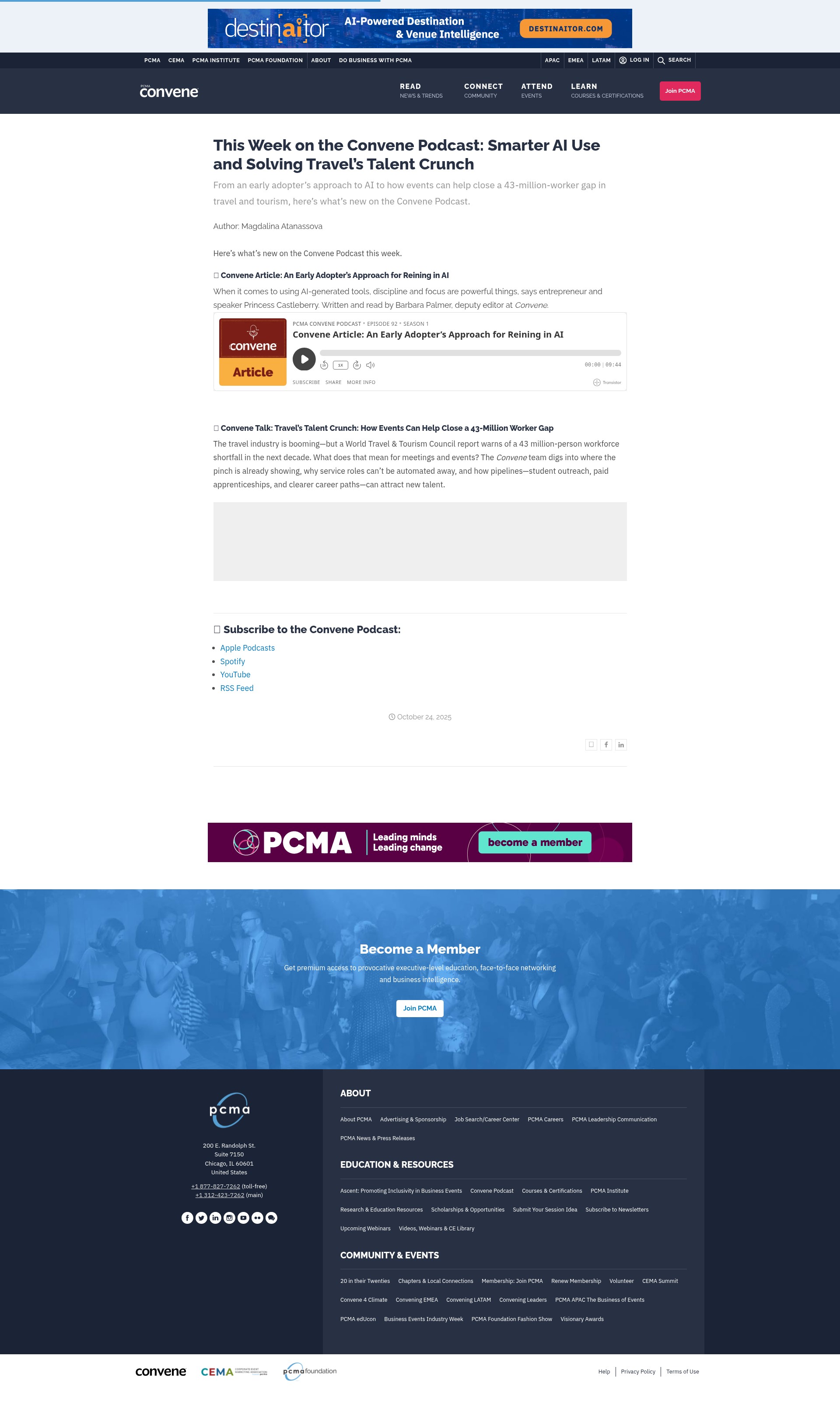 Screenshot of pcma.org