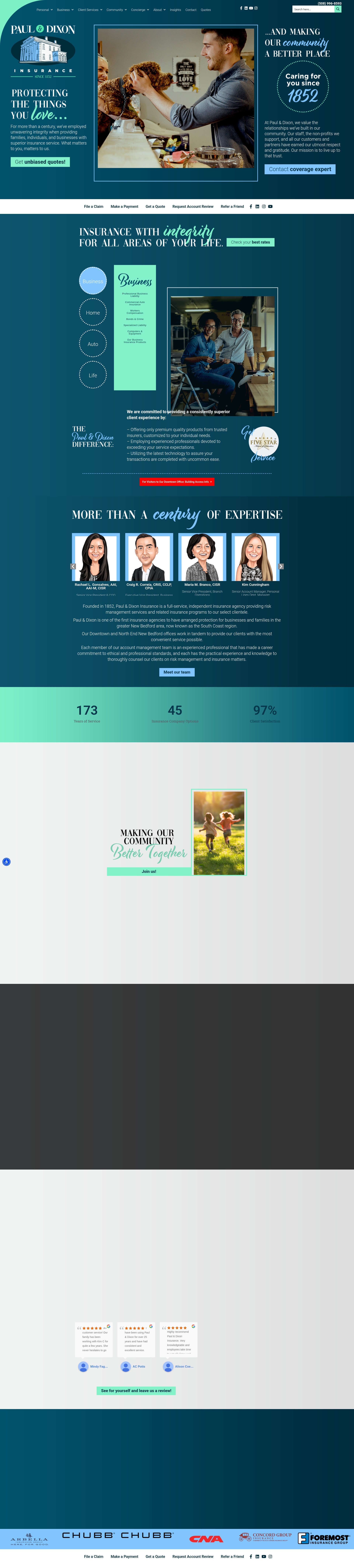 Screenshot of pd-ins.com