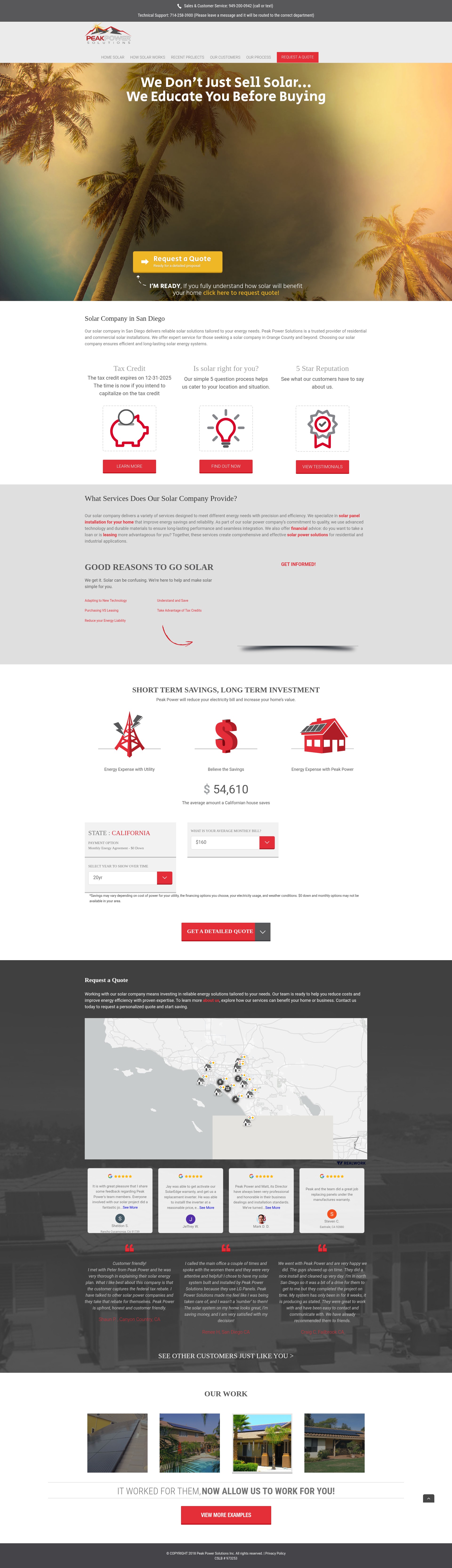 Screenshot of peakpowerus.com
