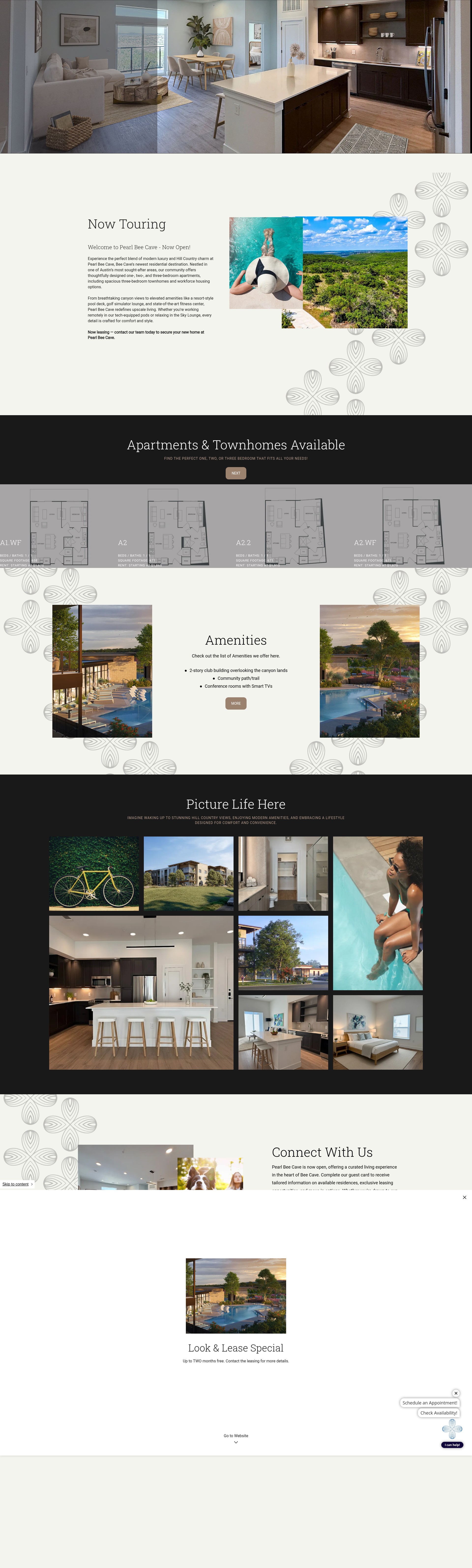Screenshot of pearlbeecave.com