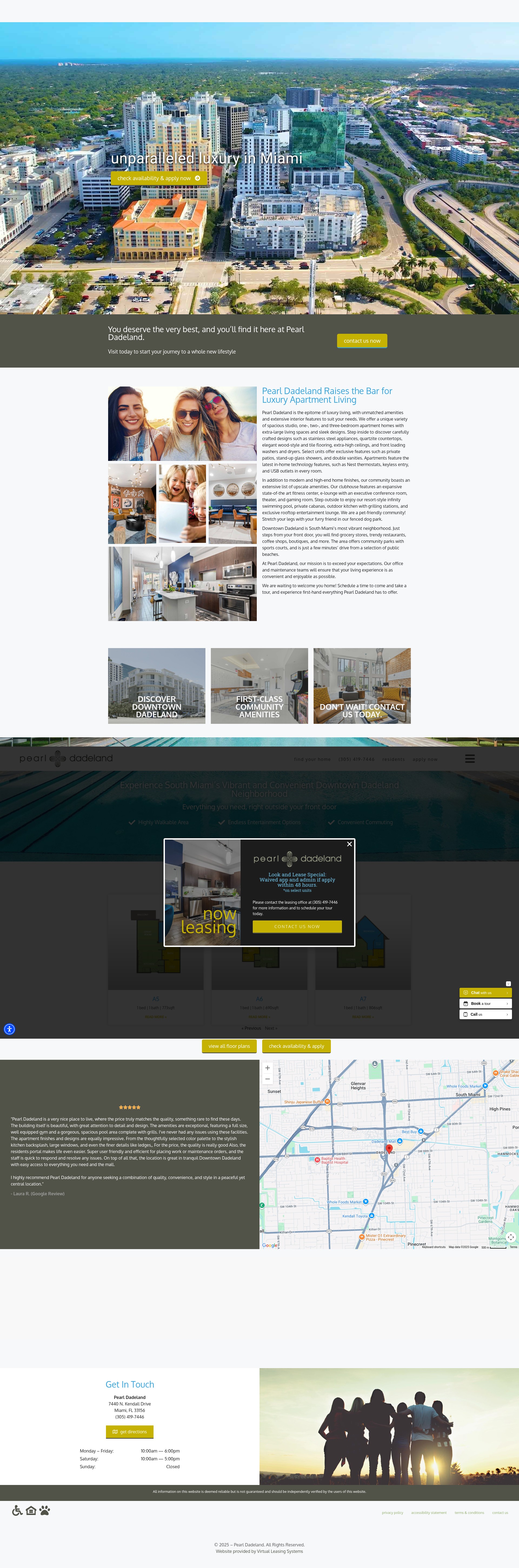 Screenshot of pearldadeland.com