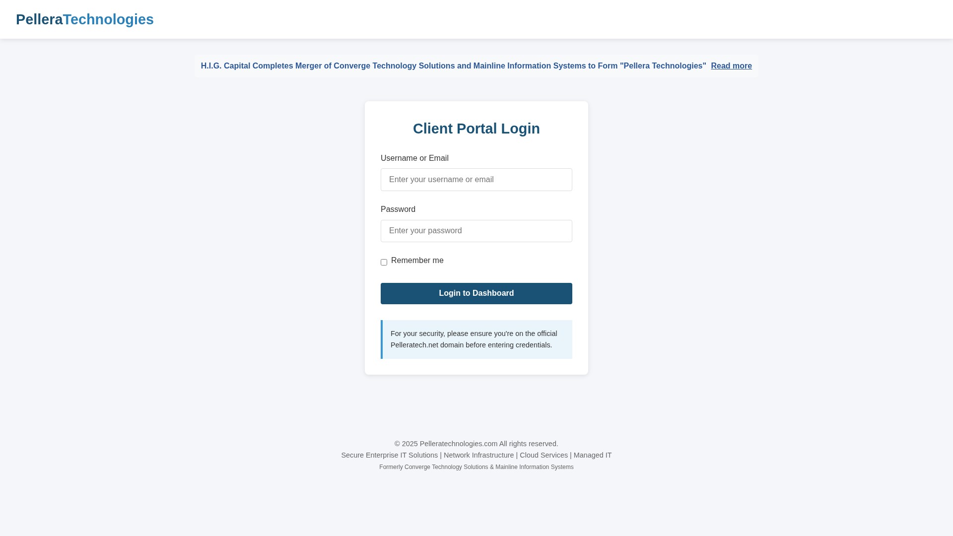 Screenshot of pelleratech.net