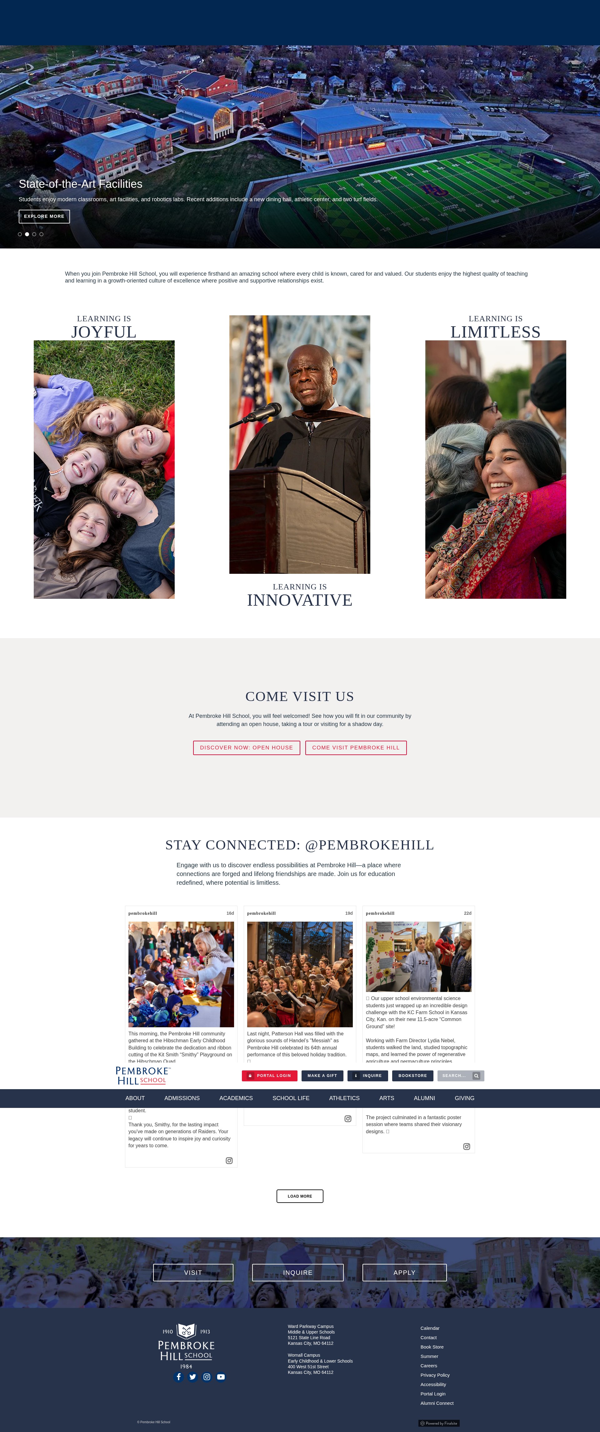 Screenshot of pembrokehill.org