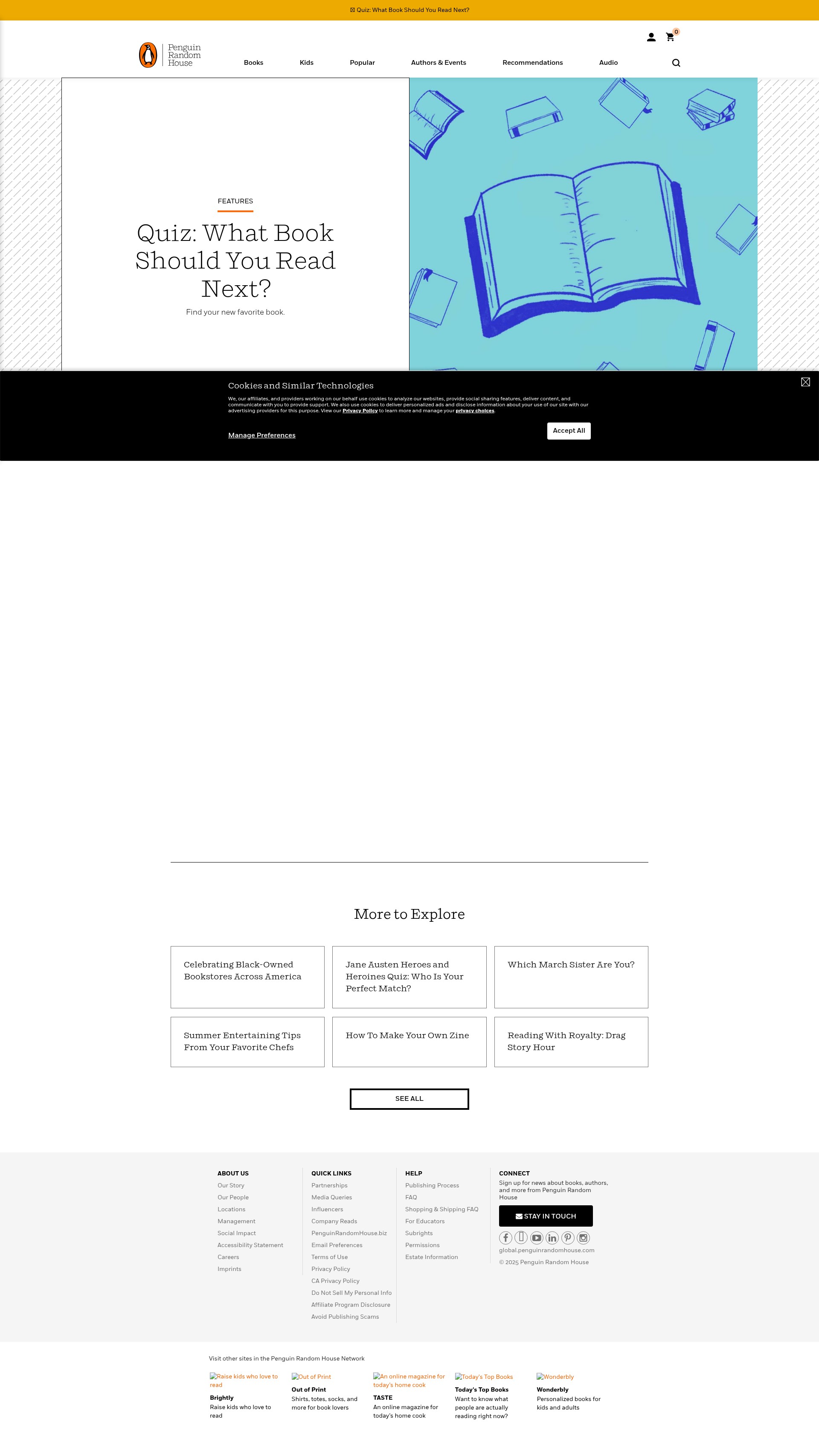 Screenshot of penguinrandomhouse.com