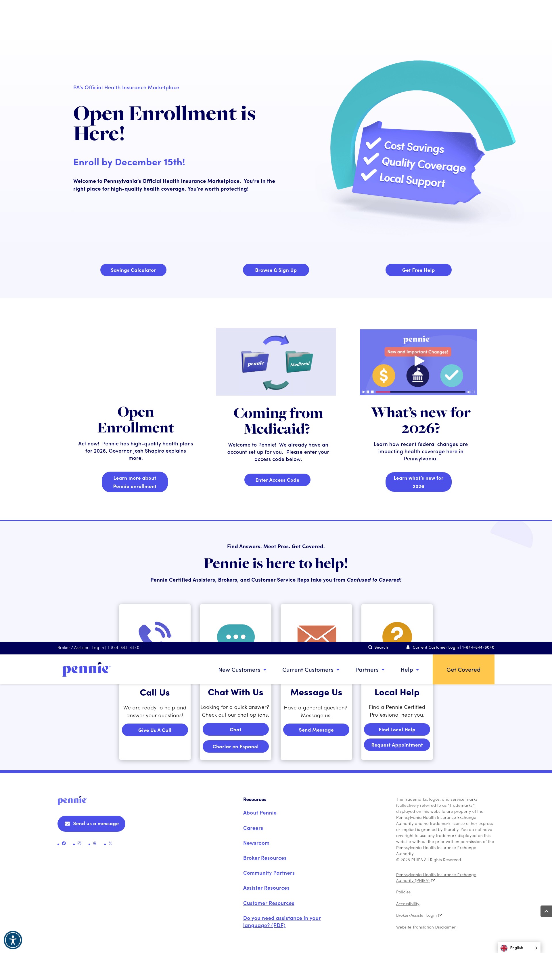 Screenshot of pennie.com