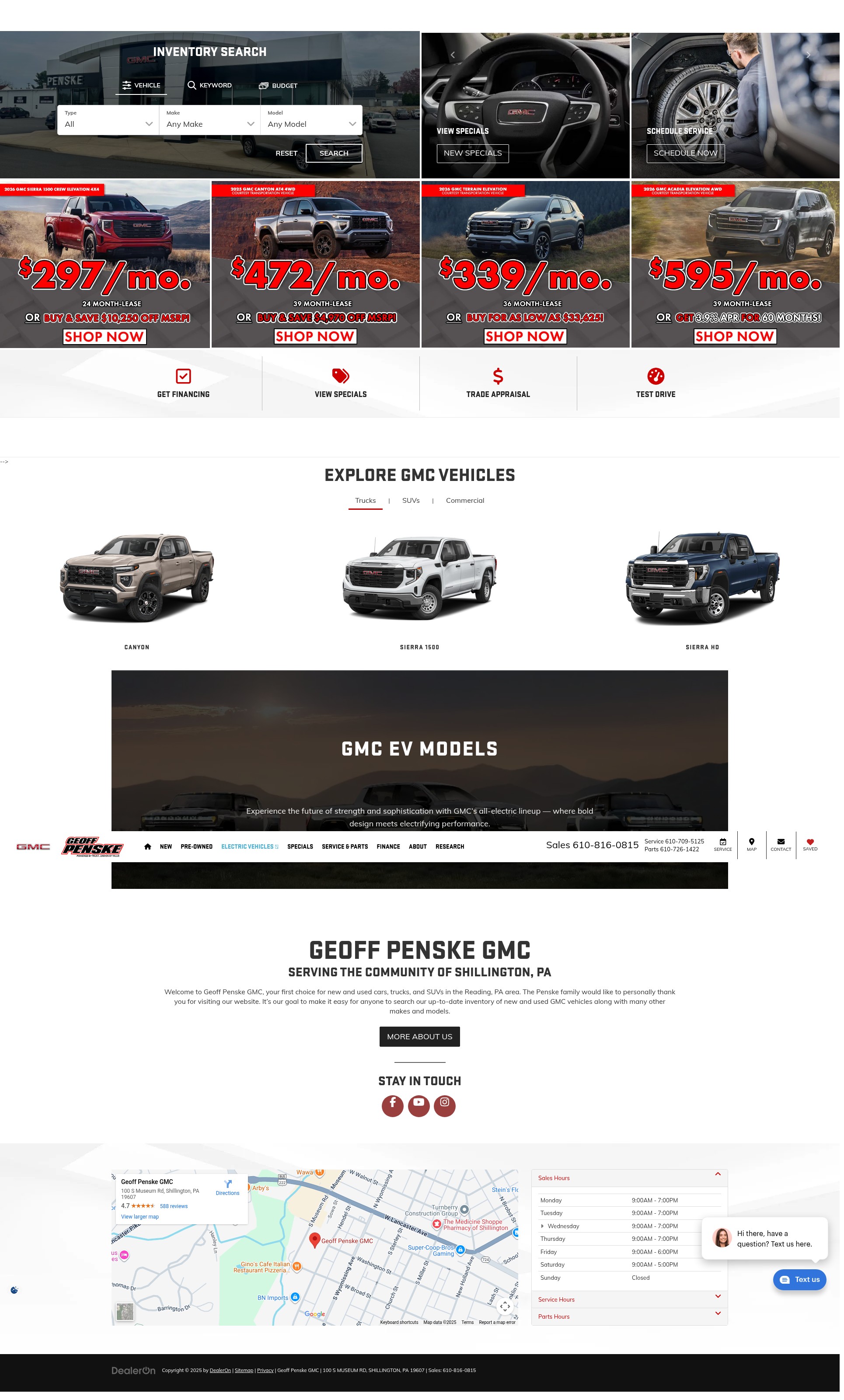 Screenshot of penskebuickgmc.com