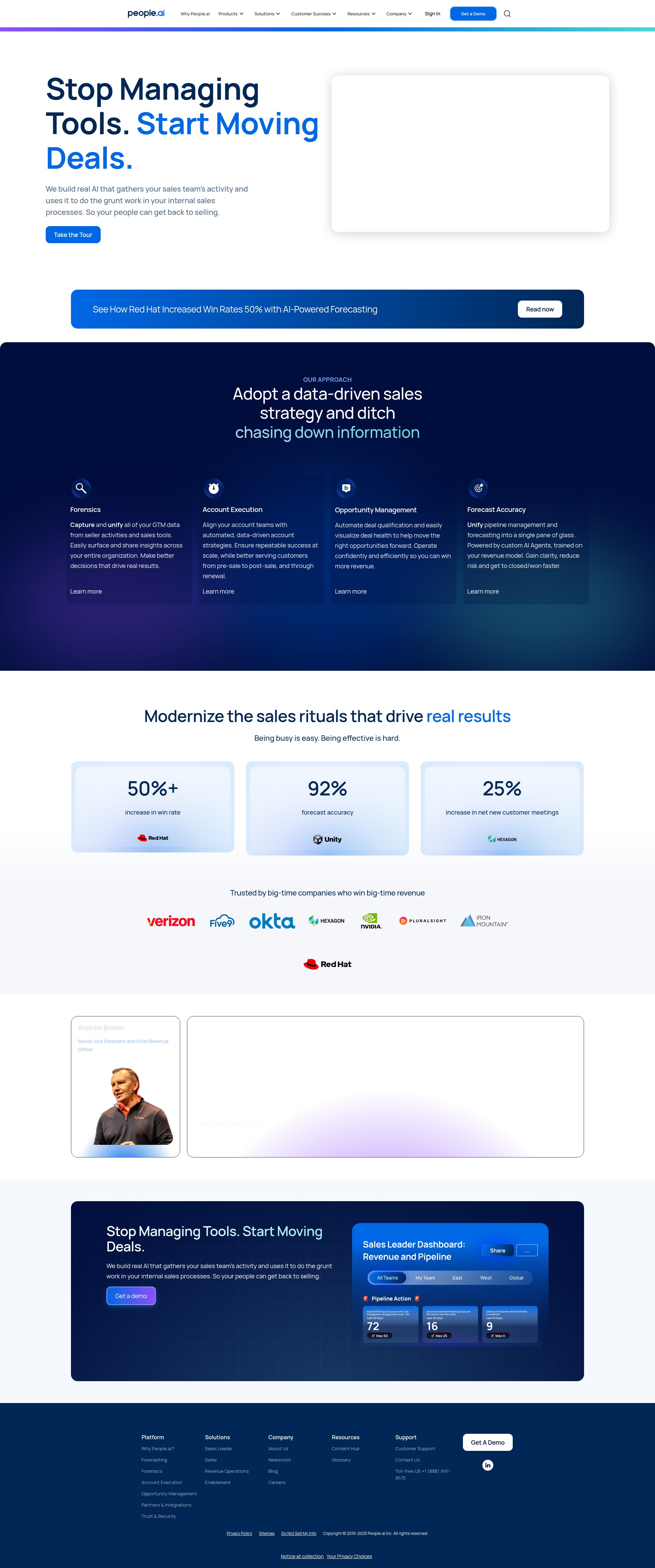 Screenshot of people.ai