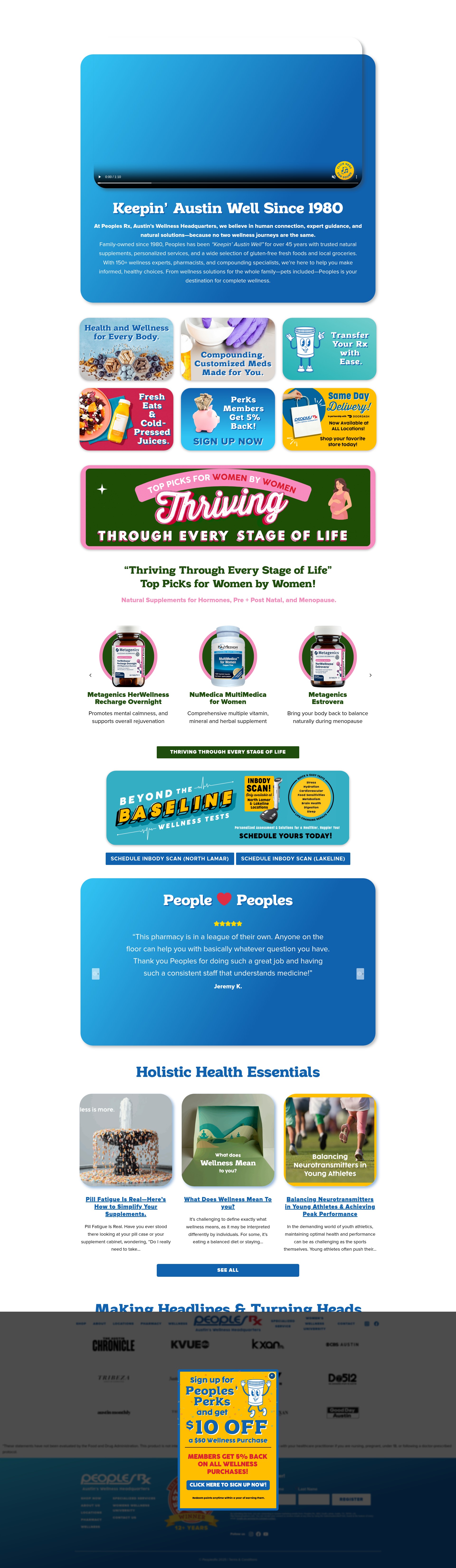 Screenshot of peoplesrx.com