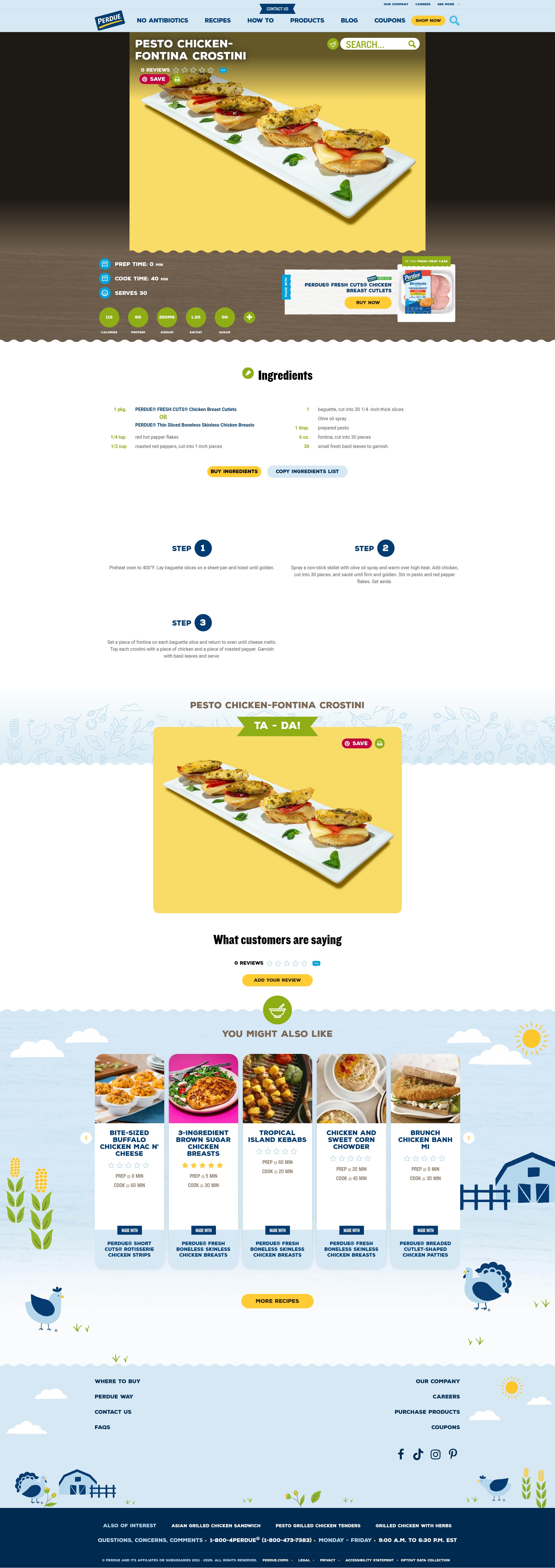 Screenshot of perdue.com