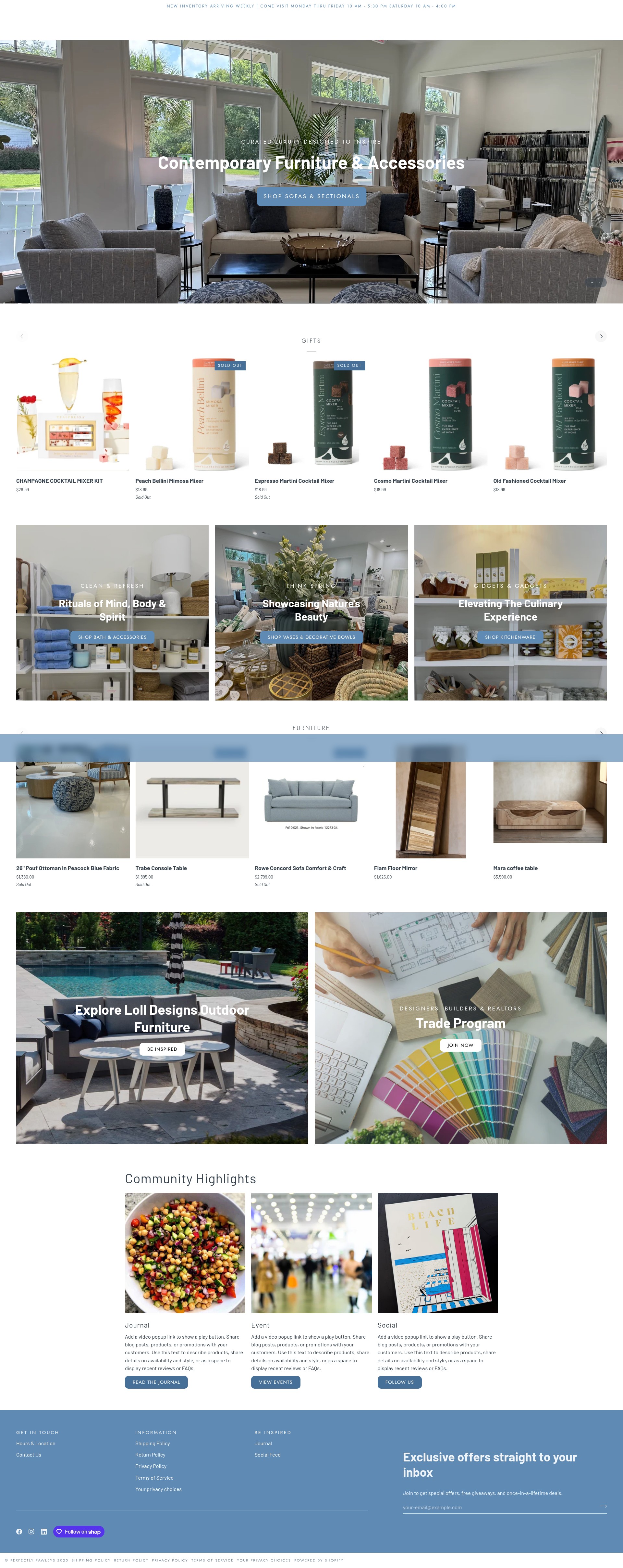 Screenshot of perfectlypawleys.com