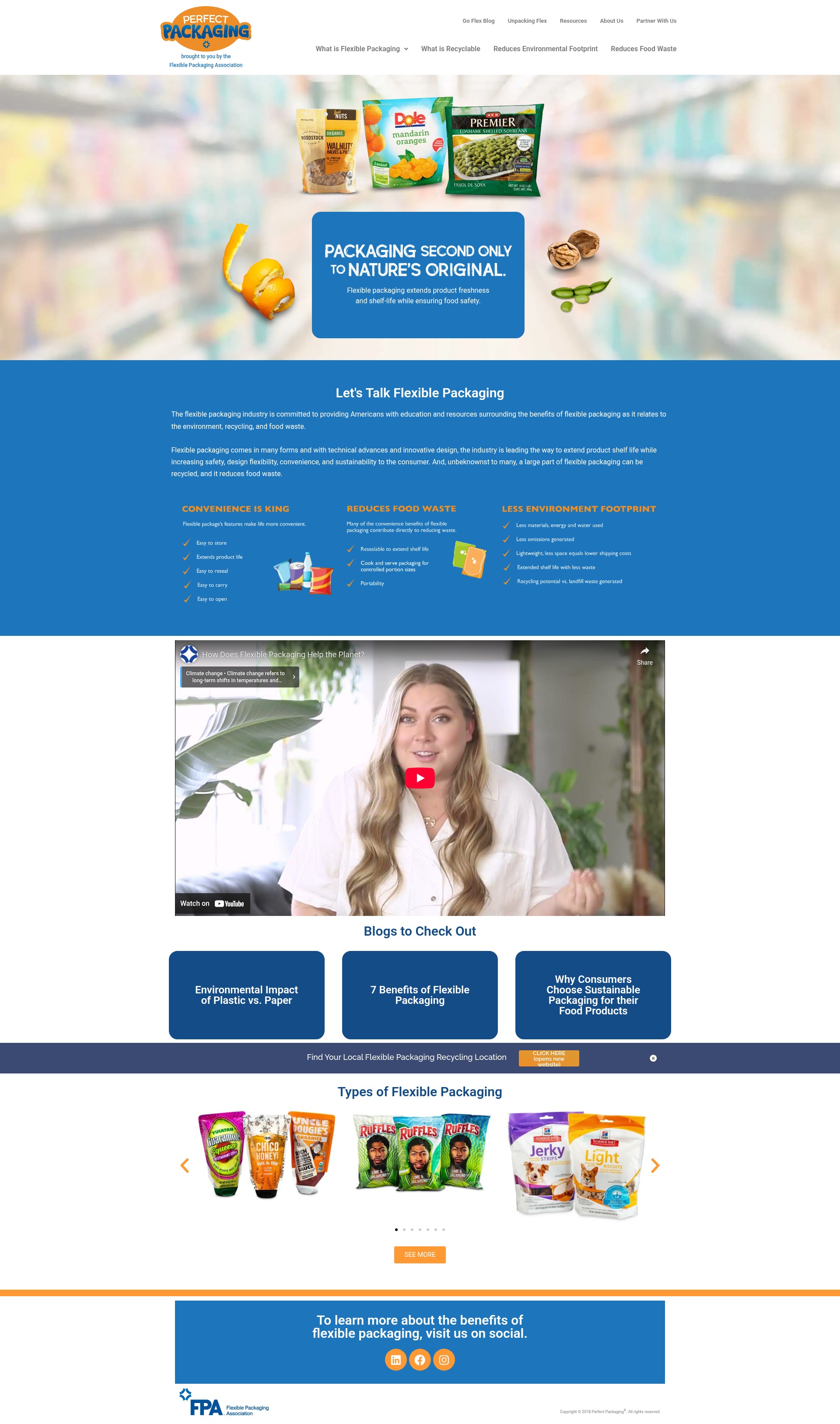 Screenshot of perfectpackaging.org