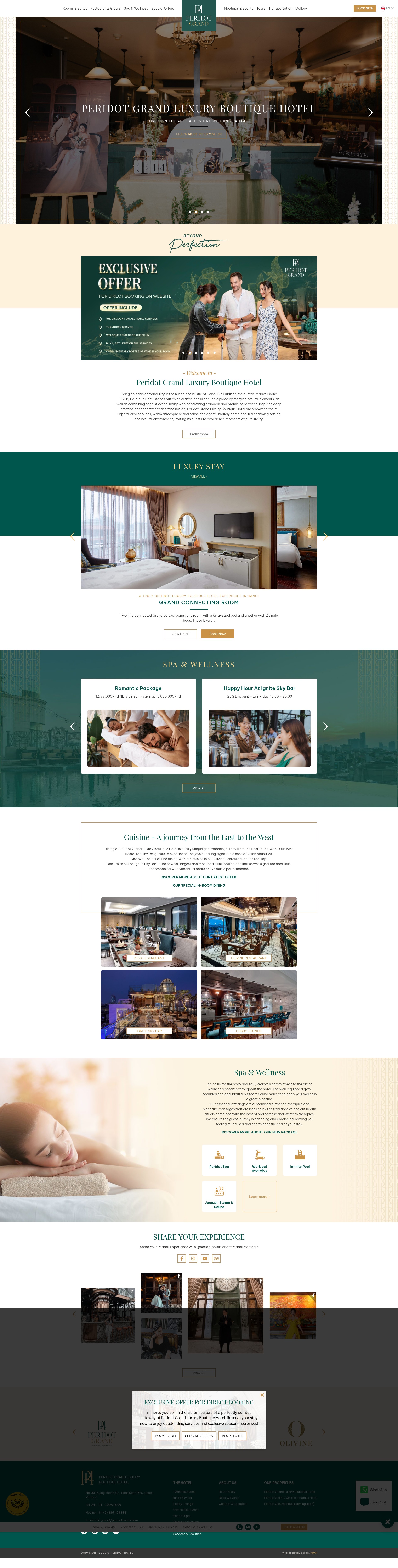 Screenshot of peridotgrandhotel.com