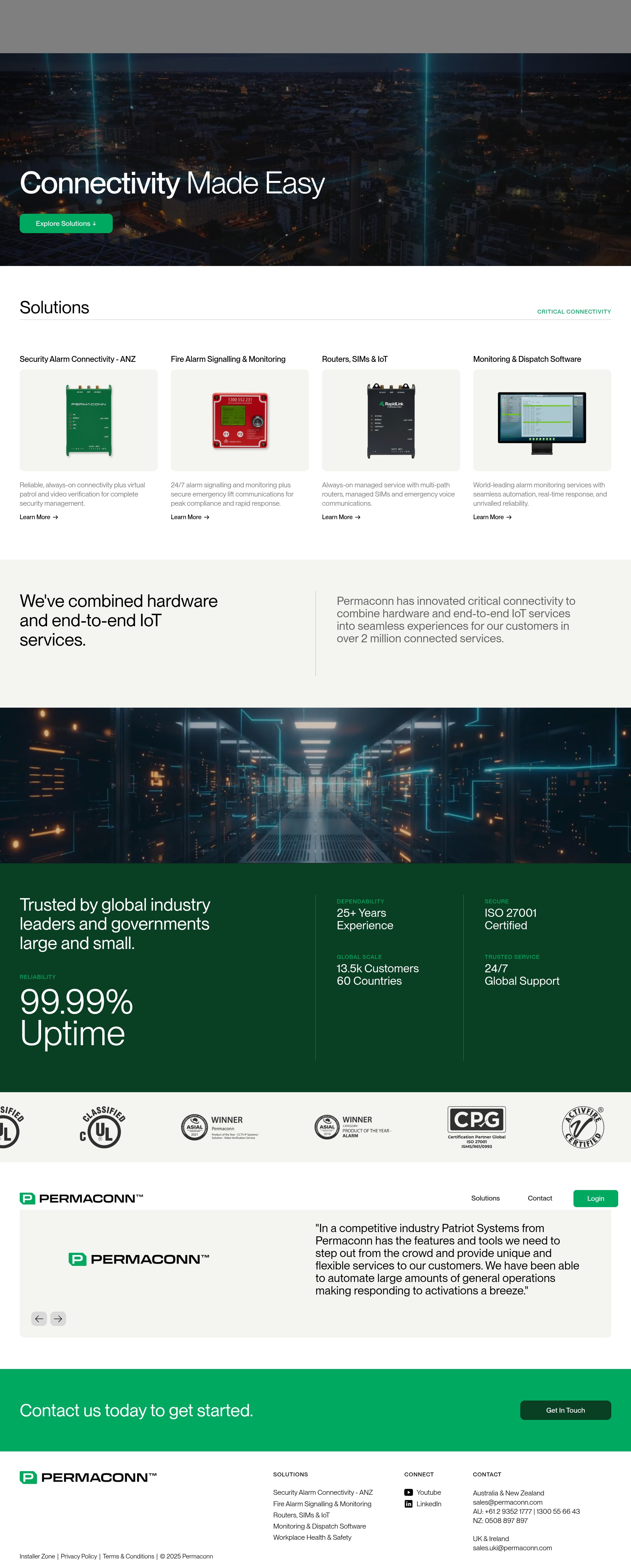 Screenshot of permaconn.com