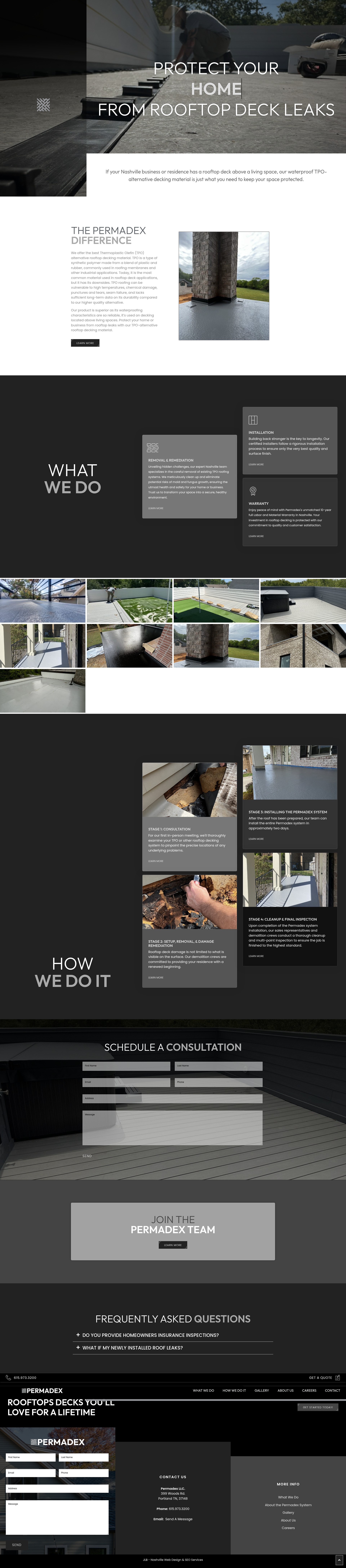Screenshot of permadex.com